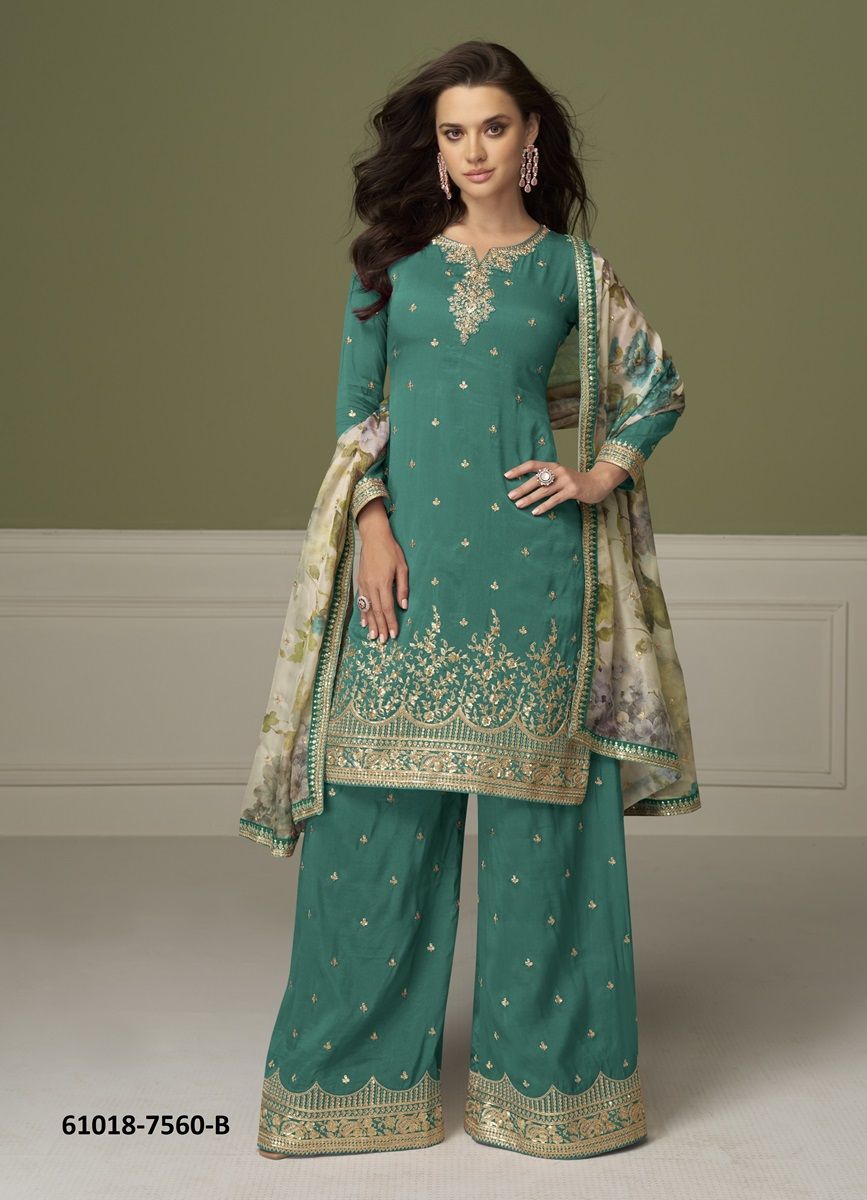 GULNAAZ - Catalog # 61018 (Set of 3 Readymade Salwar Suits) MADE IN INDIA BY SAYURI DESIGNER