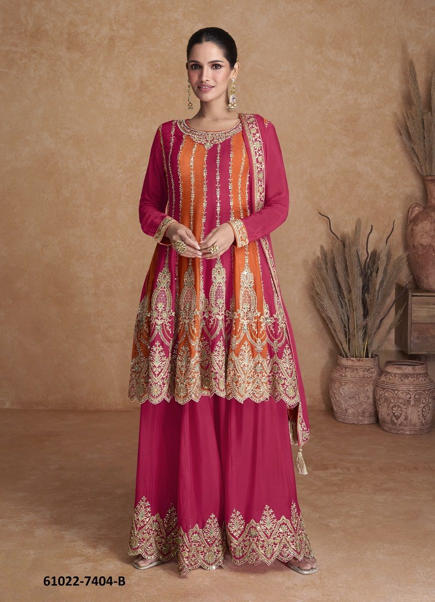 KETKI COLOR - Catalog # 61022 (Set of 2 Readymade Salwar Suits) MADE IN INDIA BY GULKAYRA DESIGNER