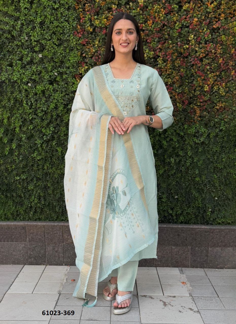 SERIES 361-382 - Catalog # 61023 (Set of 12 Readymade Salwar Suits) MADE IN INDIA BY JAGRAASA SERIES 361-382 - Catalog # 61023 (Set of 12 Readymade Salwar Suits) MADE IN INDIA BY JAGRAASA