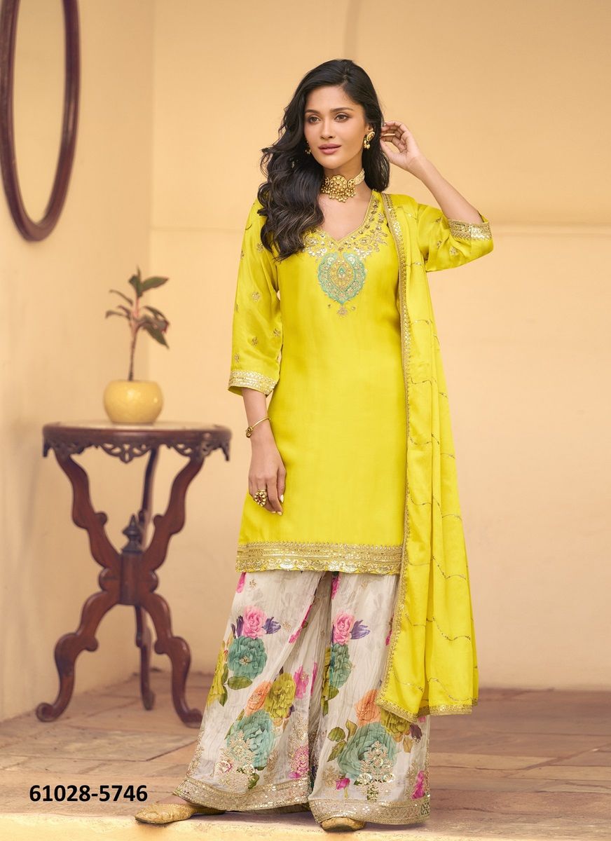 SAFAR - Catalog # 61028 (Set of 3 Readymade Salwar Suits) MADE IN INDIA BY SAYURI DESIGNER