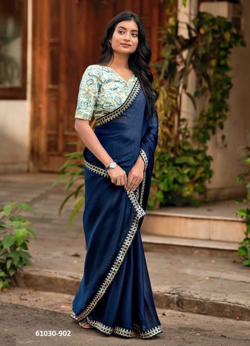 MAGNOLIA 9 - Catalog # 61030 (Set of 8 Sarees) MADE IN INDIA BY L T FASHION