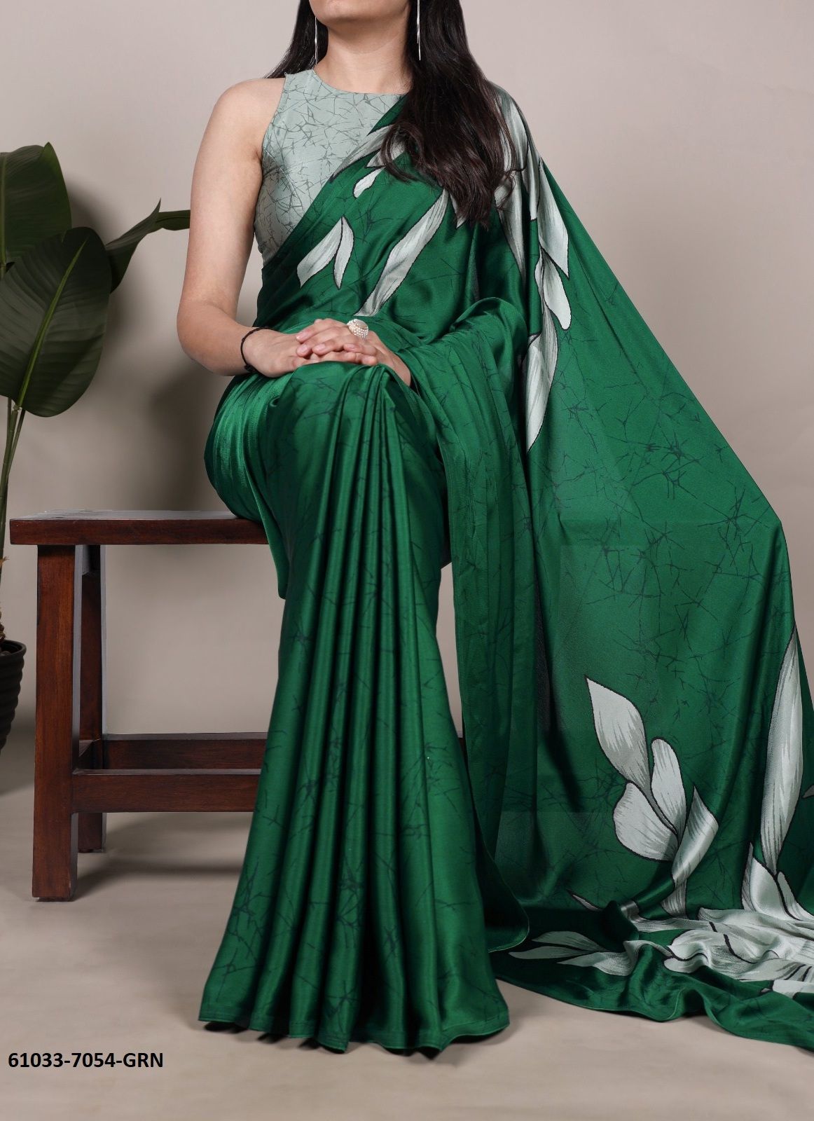 SERIES 7054 - Catalog # 61033 (Set of 4 Sarees) MADE IN INDIA BY SERENGETI