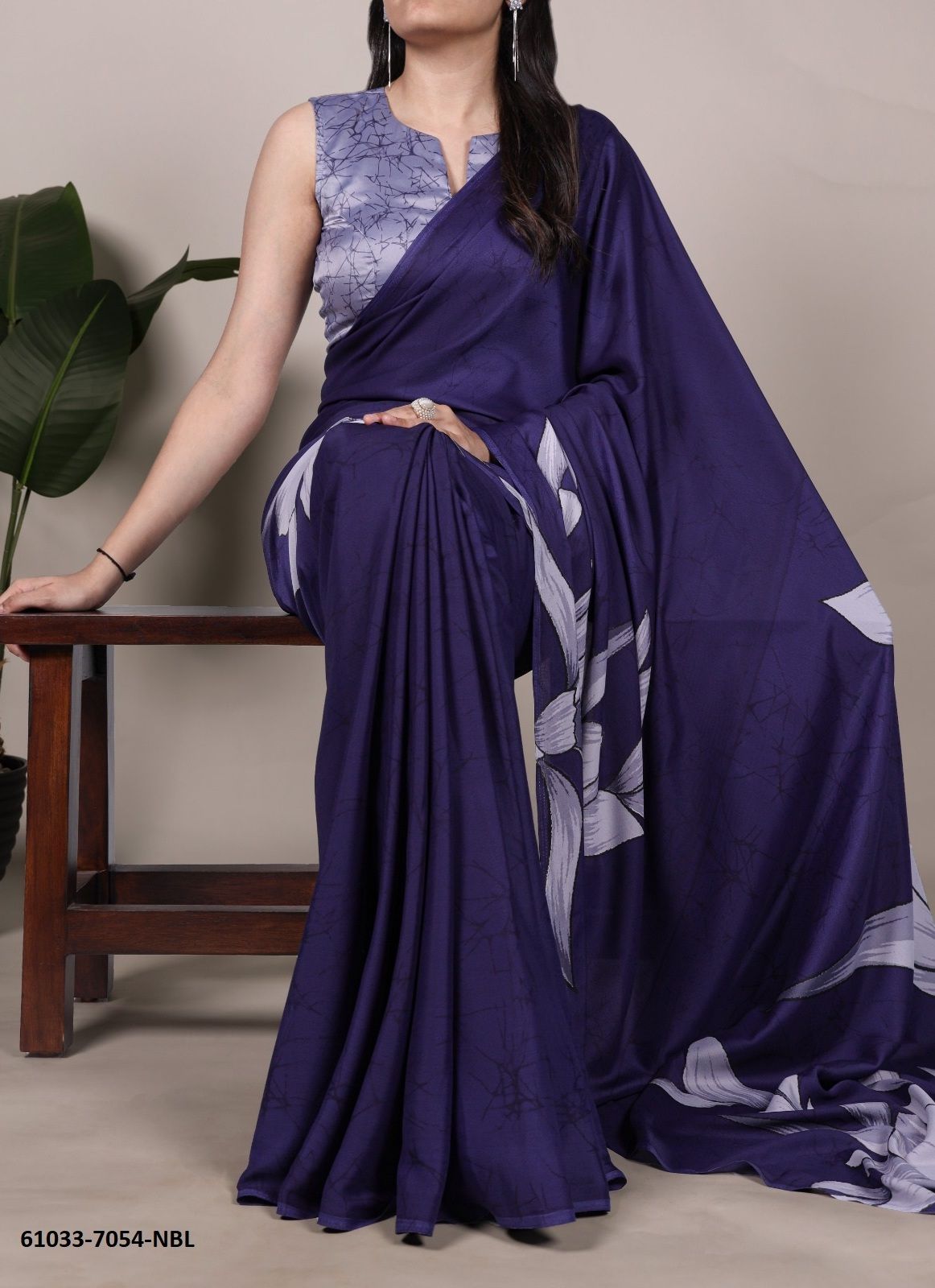 SERIES 7054 - Catalog # 61033 (Set of 4 Sarees) MADE IN INDIA BY SERENGETI