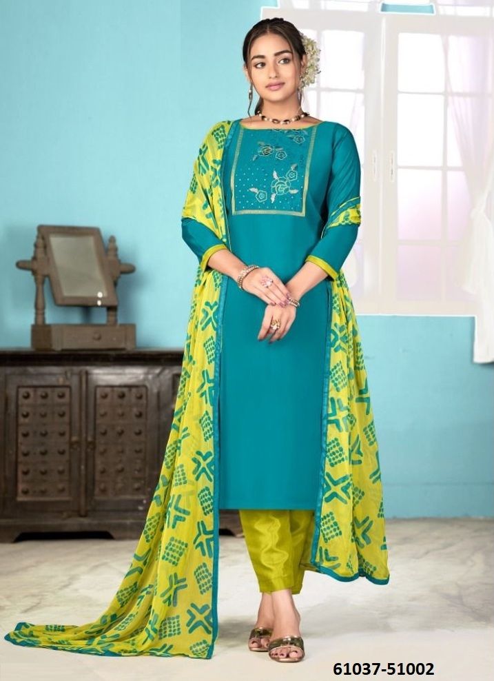 DREAM COOL 24 - Catalog # 61037 (Set of 12 Readymade Salwar Suits) MADE IN INDIA BY MEHERIYA