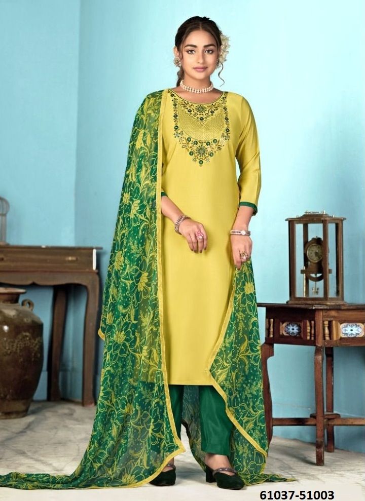DREAM COOL 24 - Catalog # 61037 (Set of 12 Readymade Salwar Suits) MADE IN INDIA BY MEHERIYA