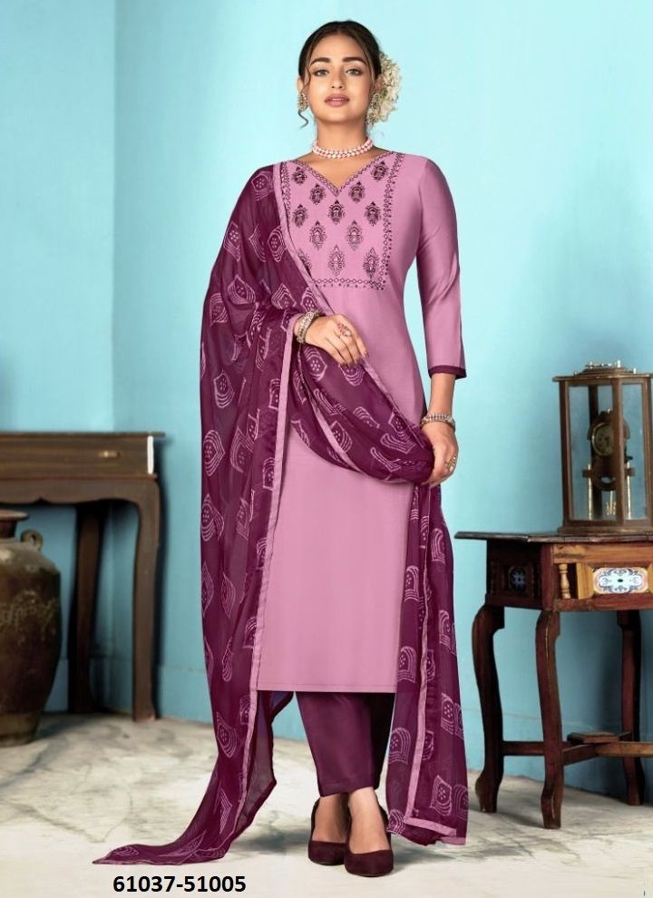 DREAM COOL 24 - Catalog # 61037 (Set of 12 Readymade Salwar Suits) MADE IN INDIA BY MEHERIYA