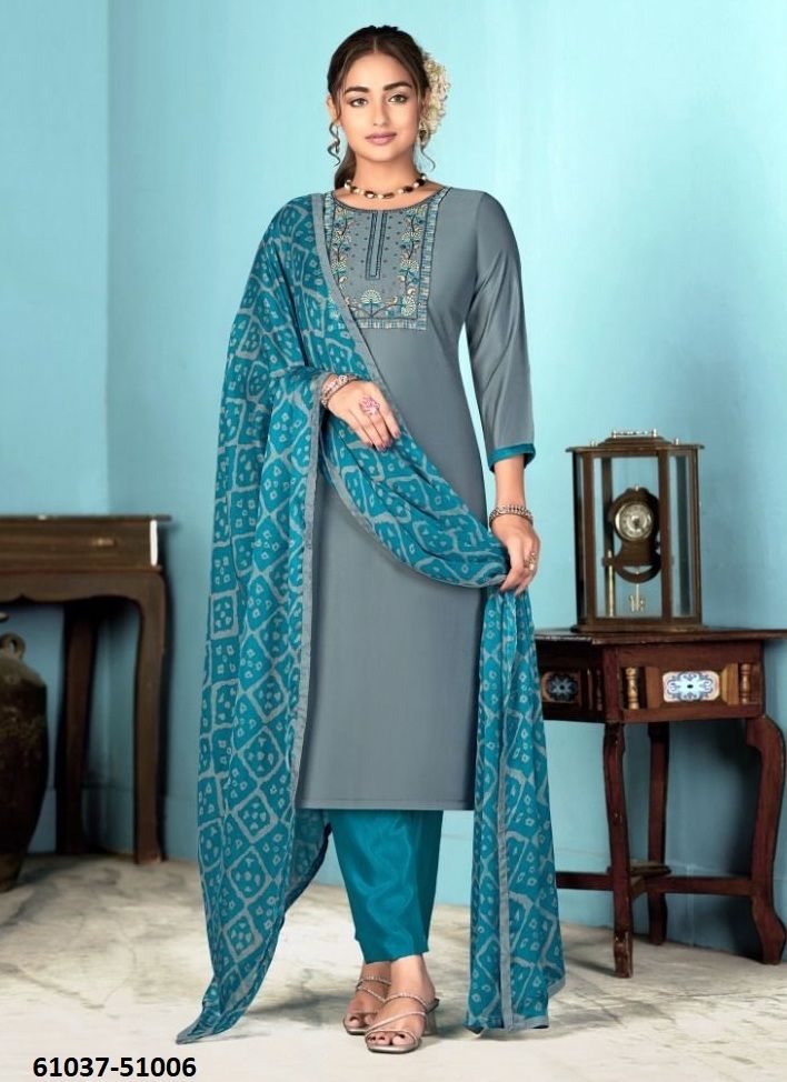 DREAM COOL 24 - Catalog # 61037 (Set of 12 Readymade Salwar Suits) MADE IN INDIA BY MEHERIYA