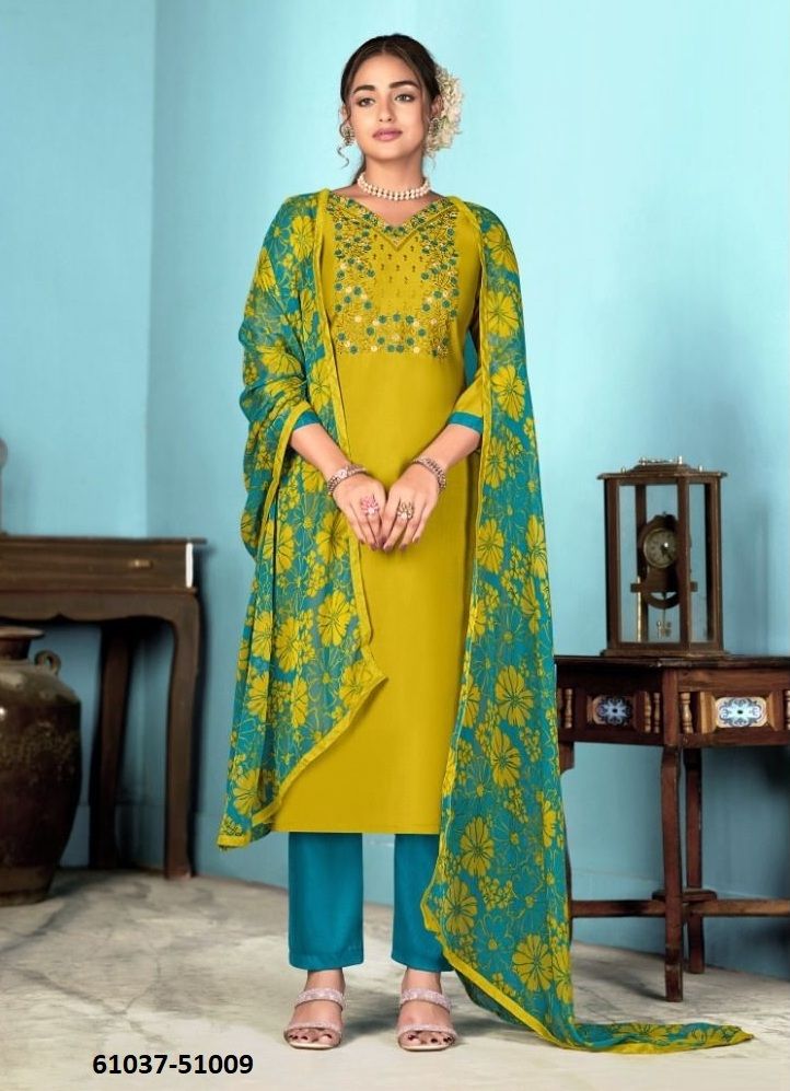 DREAM COOL 24 - Catalog # 61037 (Set of 12 Readymade Salwar Suits) MADE IN INDIA BY MEHERIYA