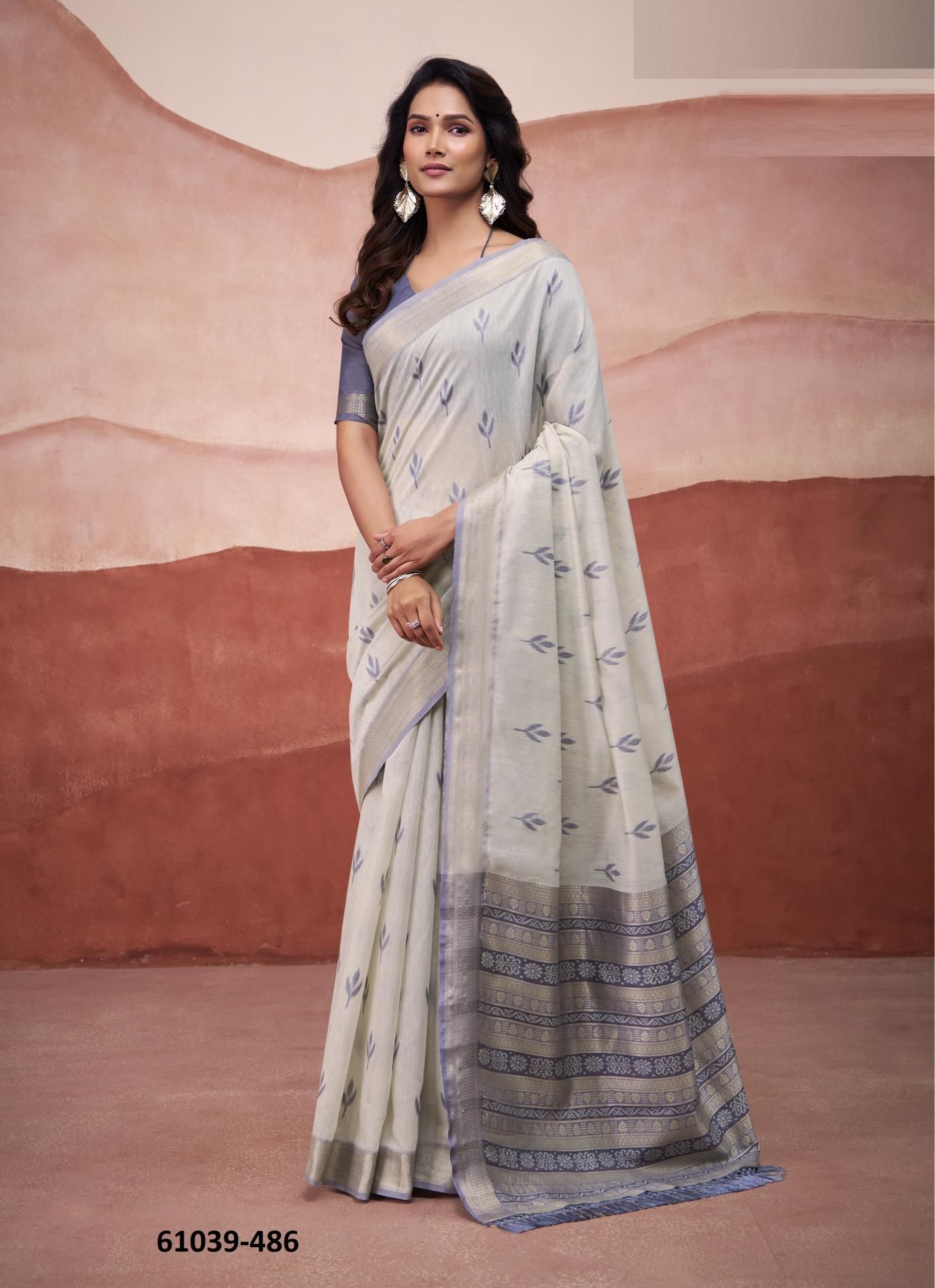 MANGO DOLI - Catalog # 61039 (Set of 6 Sarees) MADE IN INDIA BY DESI MUSE MANGO DOLI - Catalog # 61039 (Set of 6 Sarees) MADE IN INDIA BY DESI MUSE