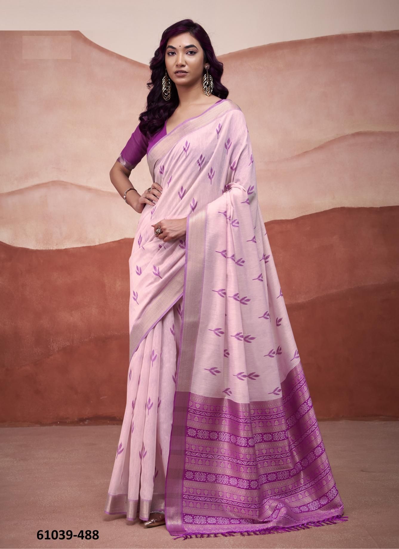 MANGO DOLI - Catalog # 61039 (Set of 6 Sarees) MADE IN INDIA BY DESI MUSE MANGO DOLI - Catalog # 61039 (Set of 6 Sarees) MADE IN INDIA BY DESI MUSE