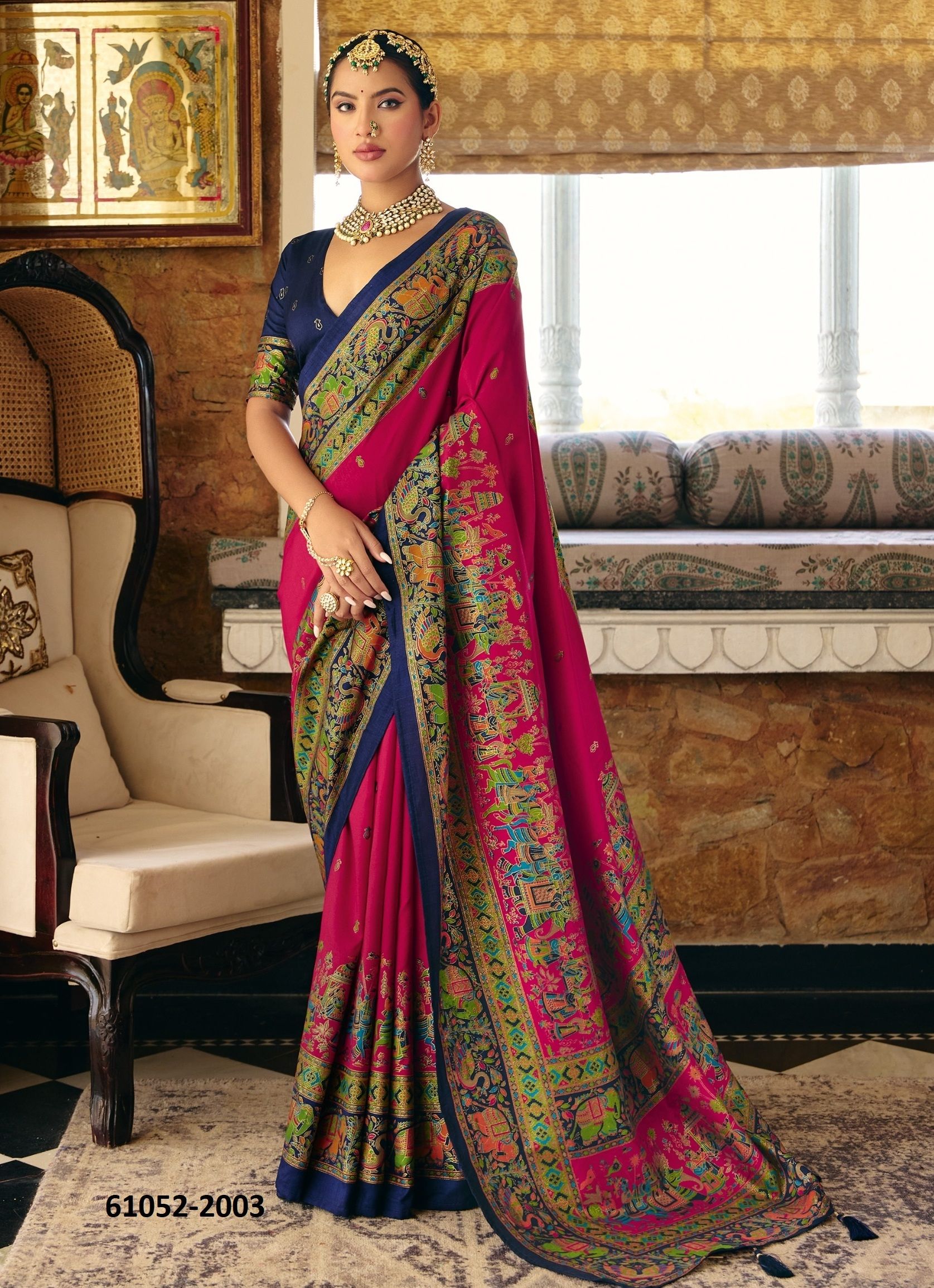 PRANALI SILK 2 - Catalog # 61052 (Set of 9 Sarees) MADE IN INDIA BY SHUBH SHREE CREATIONS PRANALI SILK 2 - Catalog # 61052 (Set of 9 Sarees) MADE IN INDIA BY SHUBH SHREE CREATIONS