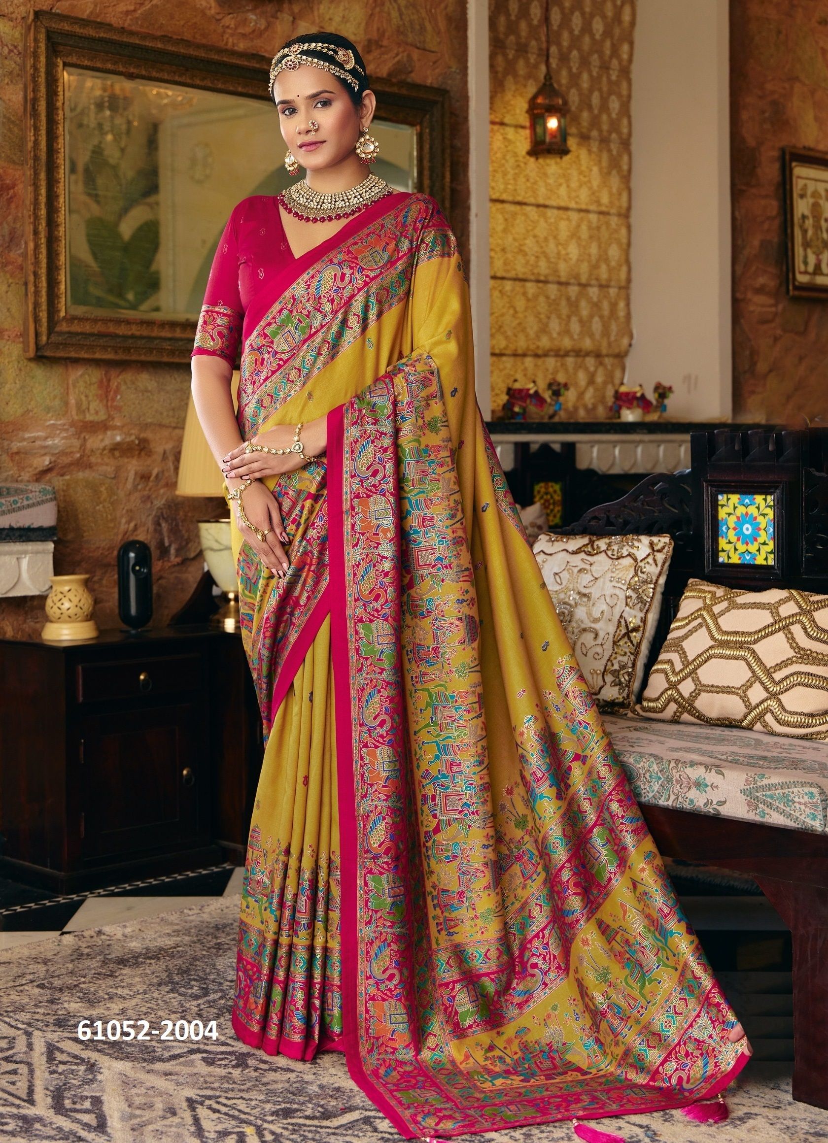 PRANALI SILK 2 - Catalog # 61052 (Set of 9 Sarees) MADE IN INDIA BY SHUBH SHREE CREATIONS PRANALI SILK 2 - Catalog # 61052 (Set of 9 Sarees) MADE IN INDIA BY SHUBH SHREE CREATIONS