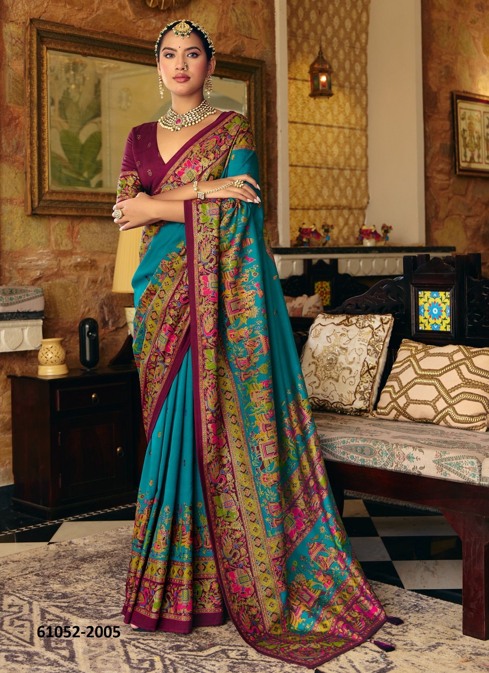 PRANALI SILK 2 - Catalog # 61052 (Set of 9 Sarees) MADE IN INDIA BY SHUBH SHREE CREATIONS PRANALI SILK 2 - Catalog # 61052 (Set of 9 Sarees) MADE IN INDIA BY SHUBH SHREE CREATIONS