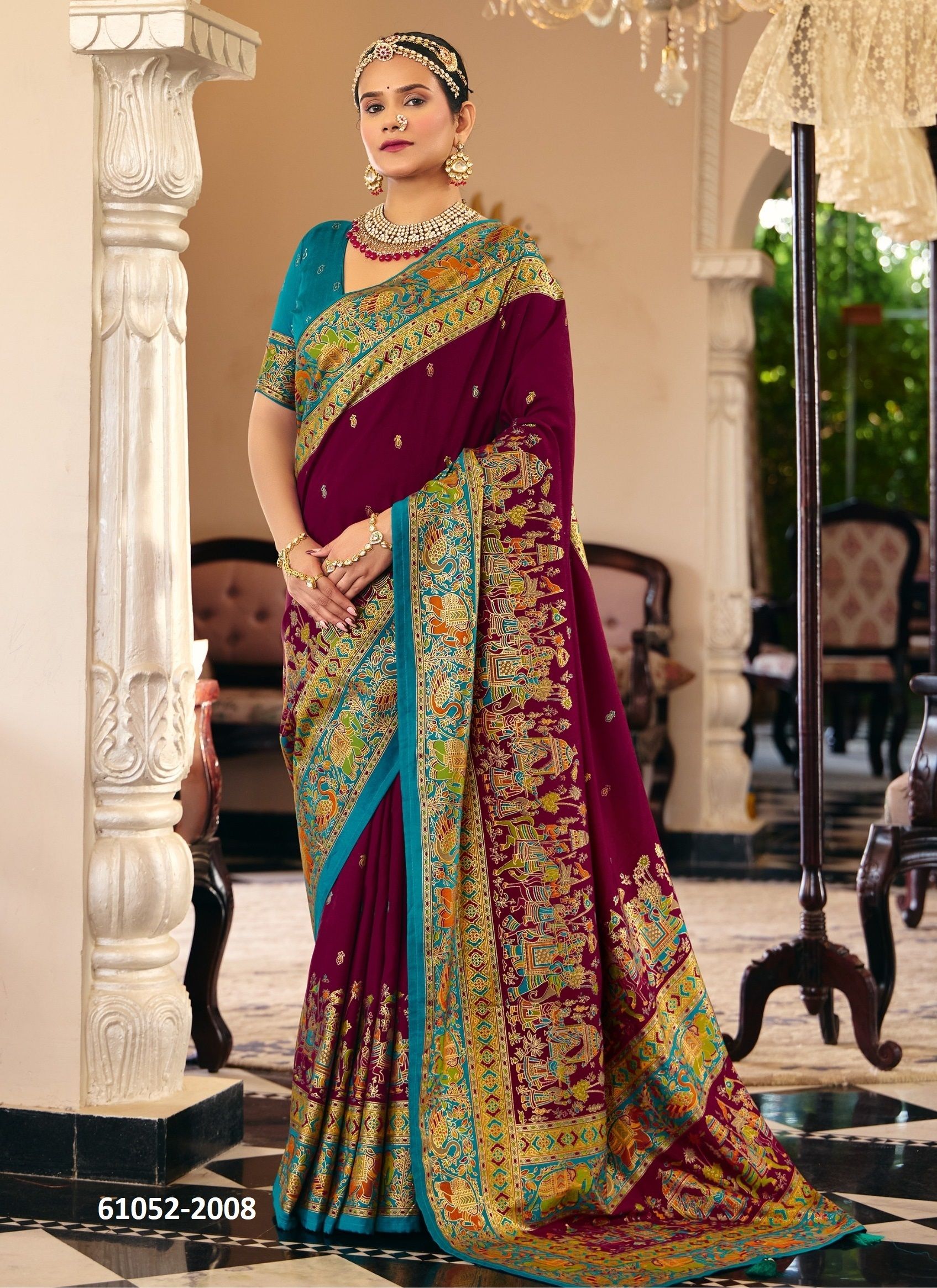 PRANALI SILK 2 - Catalog # 61052 (Set of 9 Sarees) MADE IN INDIA BY SHUBH SHREE CREATIONS PRANALI SILK 2 - Catalog # 61052 (Set of 9 Sarees) MADE IN INDIA BY SHUBH SHREE CREATIONS