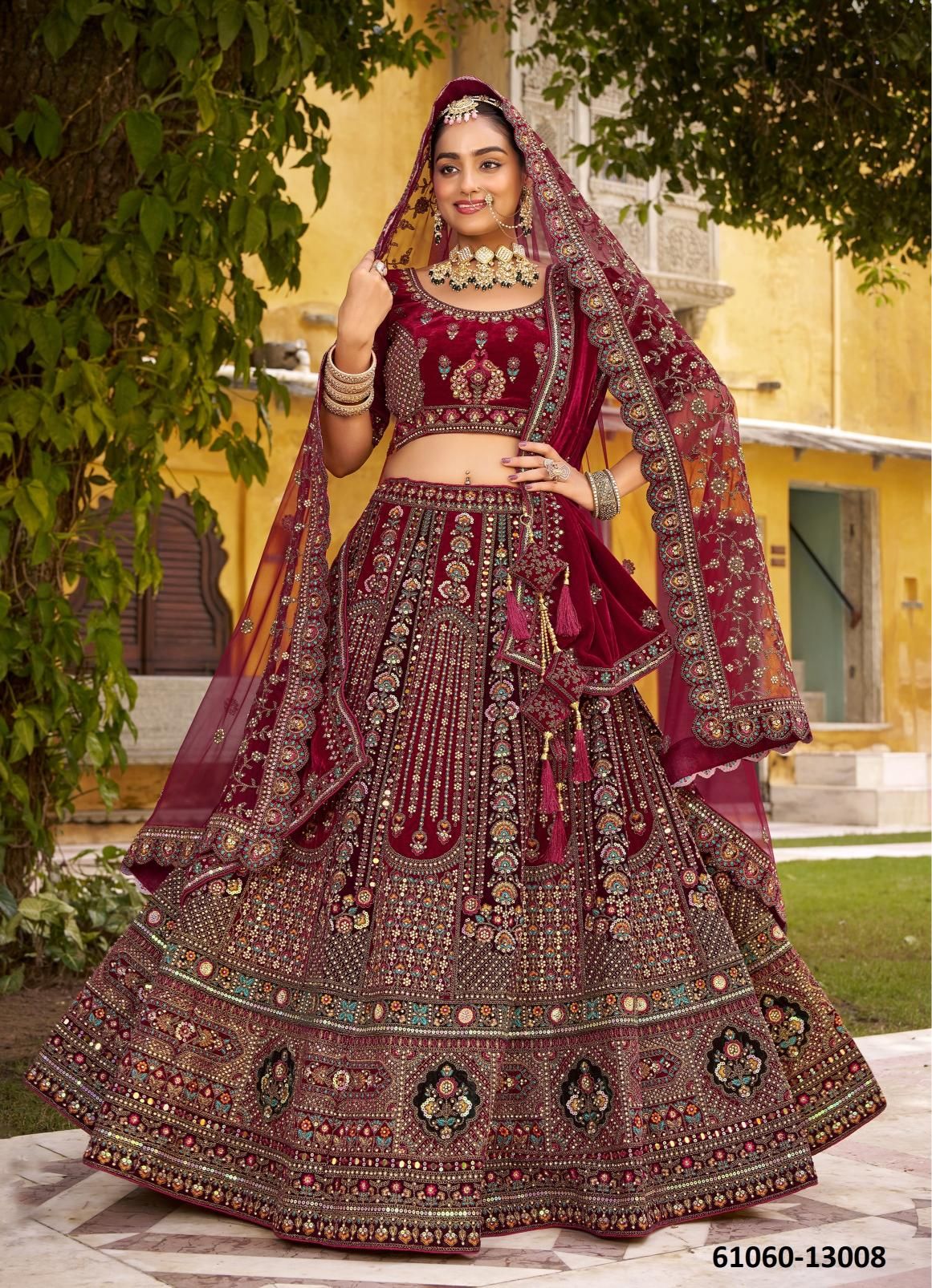 WEDDING BRIDE 3 - Catalog # 61060 (Set of 5 Readymade Lehengas) MADE IN INDIA BY ANANTESH LIFESTYLE WEDDING BRIDE 3 - Catalog # 61060 (Set of 5 Readymade Lehengas) MADE IN INDIA BY ANANTESH LIFESTYLE