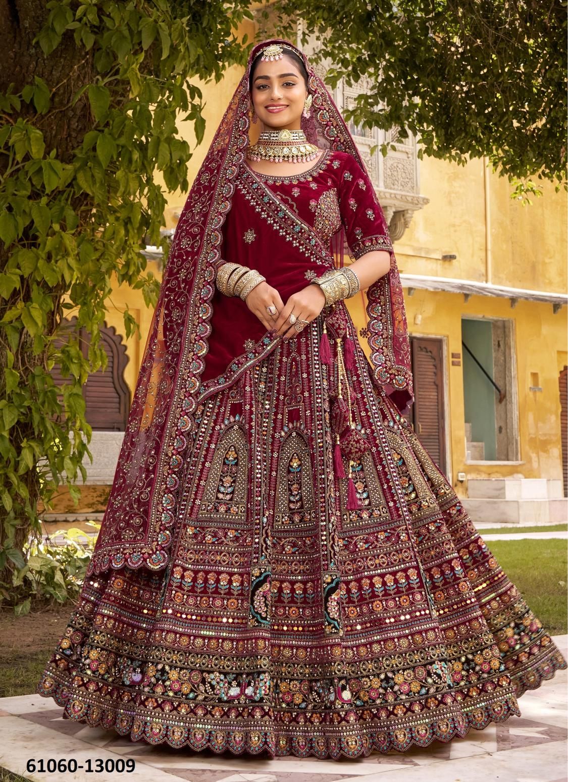 WEDDING BRIDE 3 - Catalog # 61060 (Set of 5 Readymade Lehengas) MADE IN INDIA BY ANANTESH LIFESTYLE WEDDING BRIDE 3 - Catalog # 61060 (Set of 5 Readymade Lehengas) MADE IN INDIA BY ANANTESH LIFESTYLE