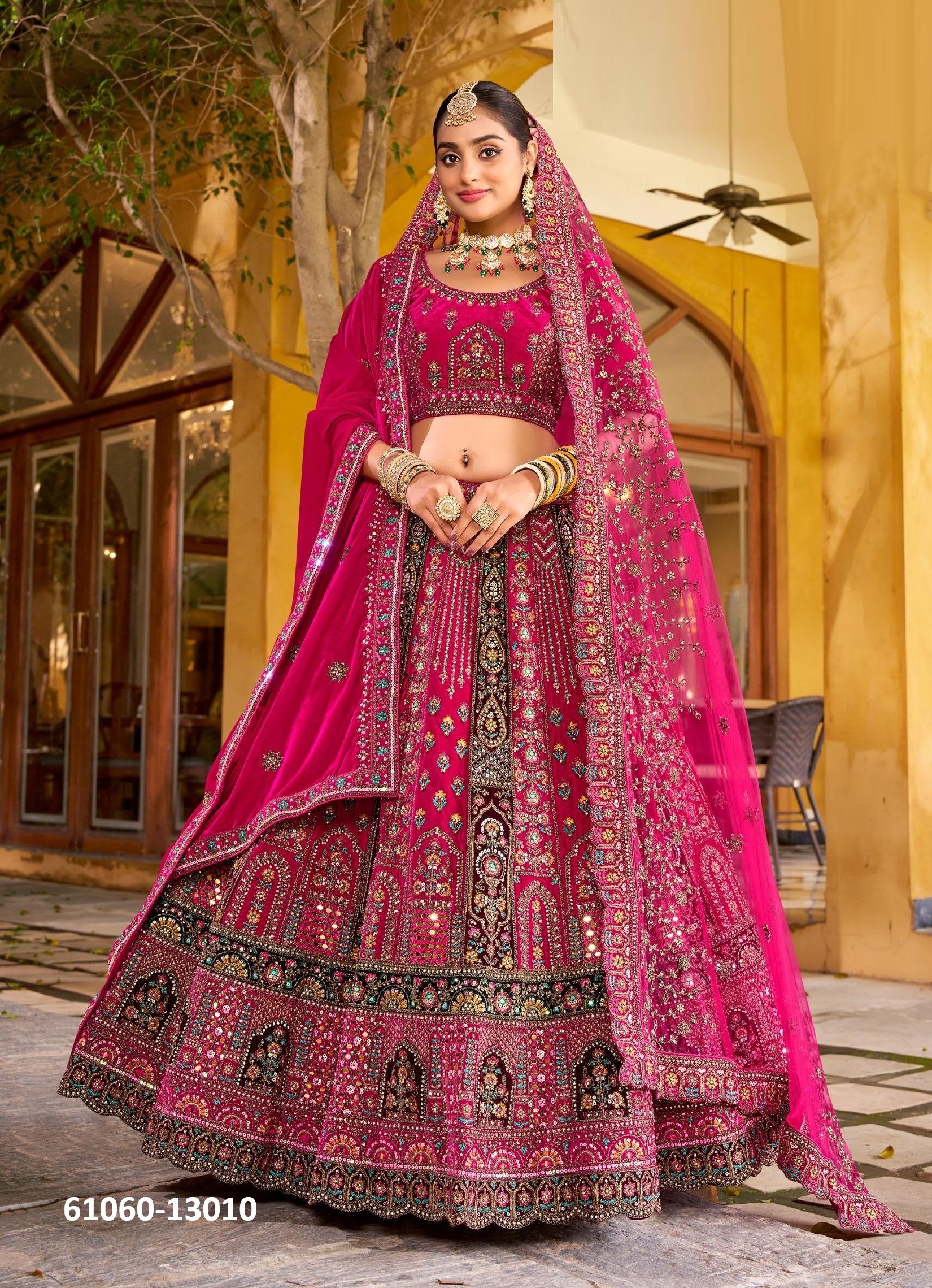 WEDDING BRIDE 3 - Catalog # 61060 (Set of 5 Readymade Lehengas) MADE IN INDIA BY ANANTESH LIFESTYLE WEDDING BRIDE 3 - Catalog # 61060 (Set of 5 Readymade Lehengas) MADE IN INDIA BY ANANTESH LIFESTYLE