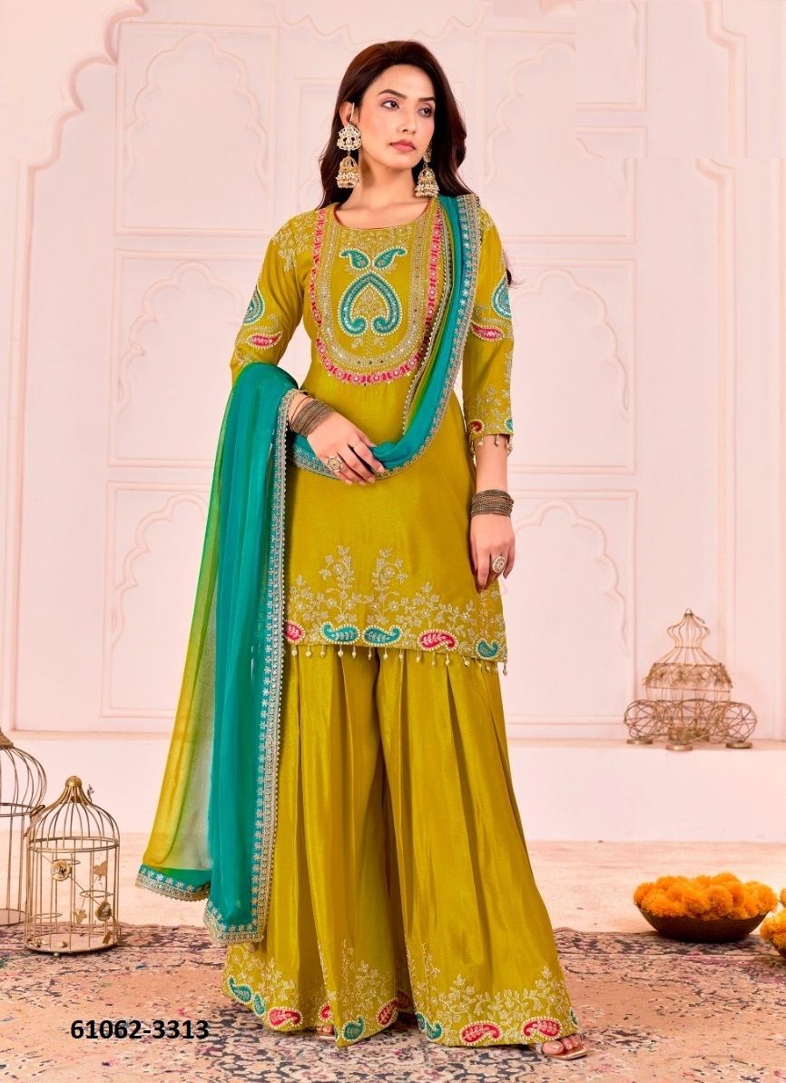 LUBHANI - Catalog # 61062 (Set of 4 Readymade Salwar Suits) MADE IN INDIA BY GULZAR COUTURE LUBHANI - Catalog # 61062 (Set of 4 Readymade Salwar Suits) MADE IN INDIA BY GULZAR COUTURE