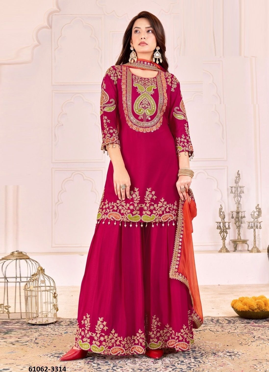 LUBHANI - Catalog # 61062 (Set of 4 Readymade Salwar Suits) MADE IN INDIA BY GULZAR COUTURE LUBHANI - Catalog # 61062 (Set of 4 Readymade Salwar Suits) MADE IN INDIA BY GULZAR COUTURE