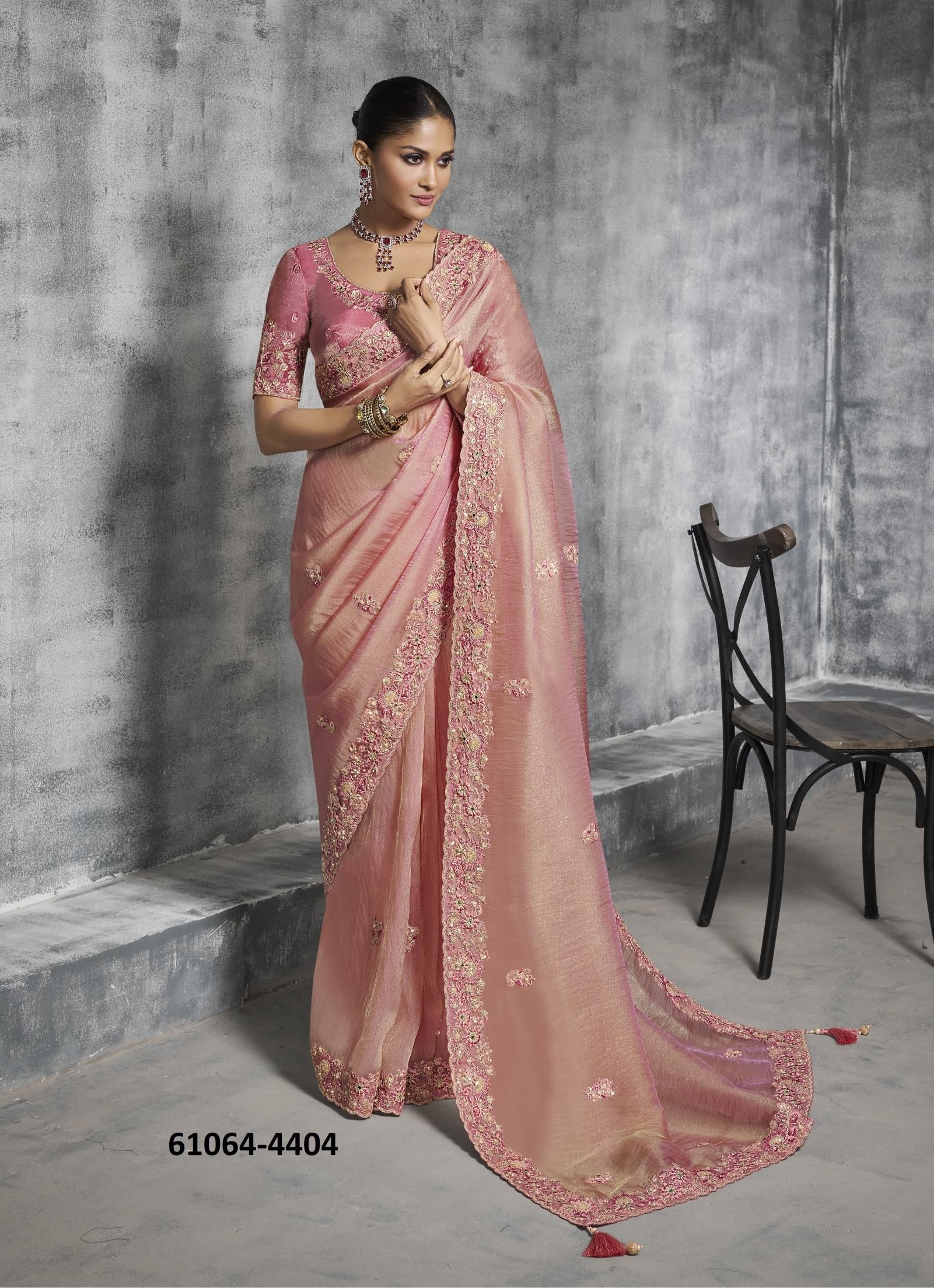 KASHIRA - Catalog # 61064 (Set of 12 Sarees) MADE IN INDIA BY SULAKSHMI SAREES