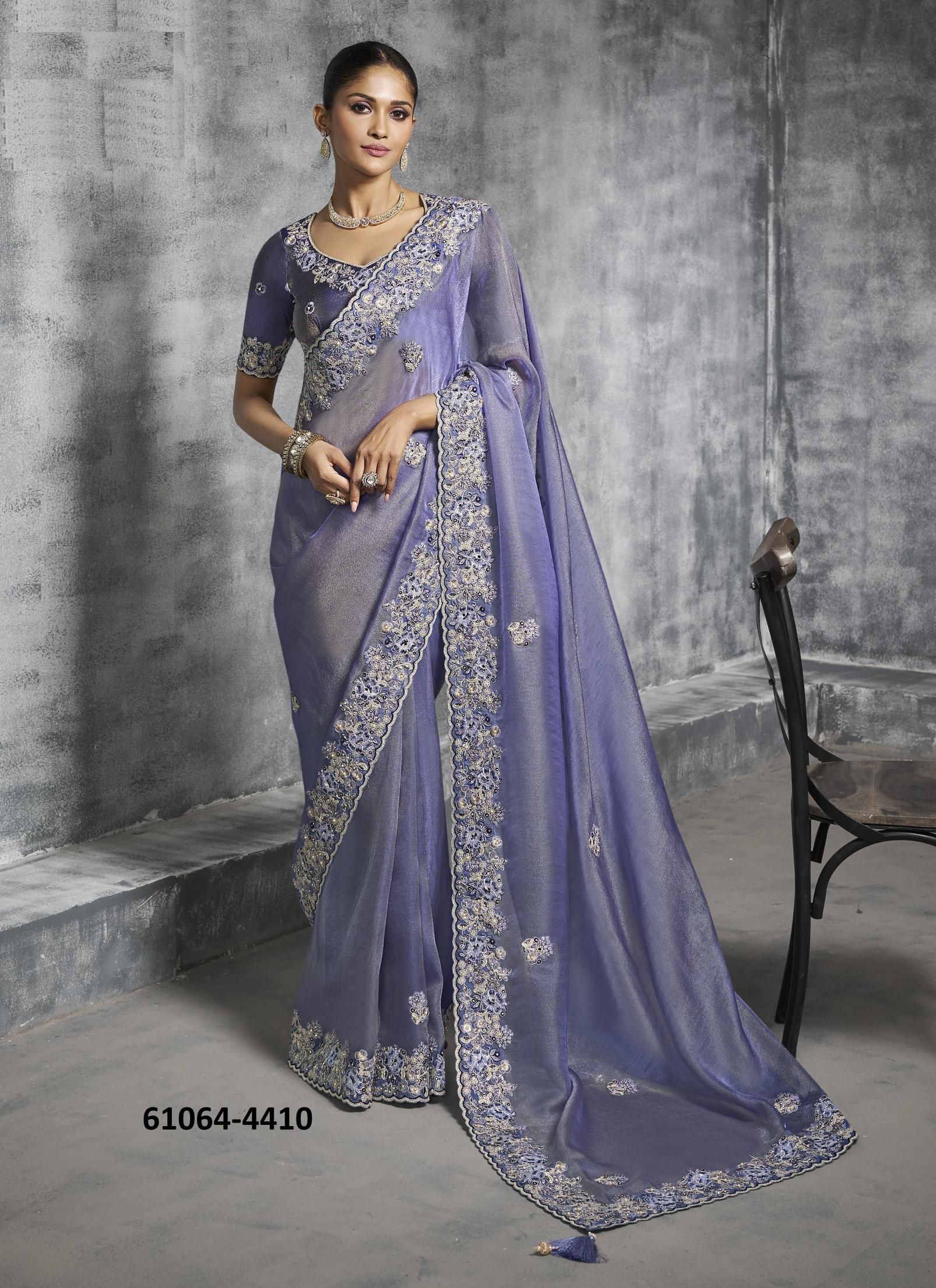 KASHIRA - Catalog # 61064 (Set of 12 Sarees) MADE IN INDIA BY SULAKSHMI SAREES
