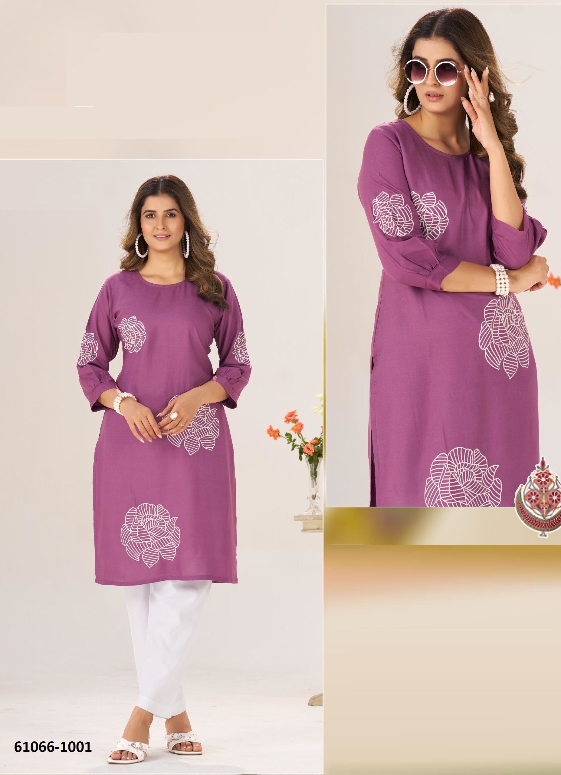 PRIYANKA - Catalog # 61066 (Set of 6 Readymade Women's Kurtis / Tops) MADE IN INDIA BY BLUE HILLS PRIYANKA - Catalog # 61066 (Set of 6 Readymade Women's Kurtis / Tops) MADE IN INDIA BY BLUE HILLS