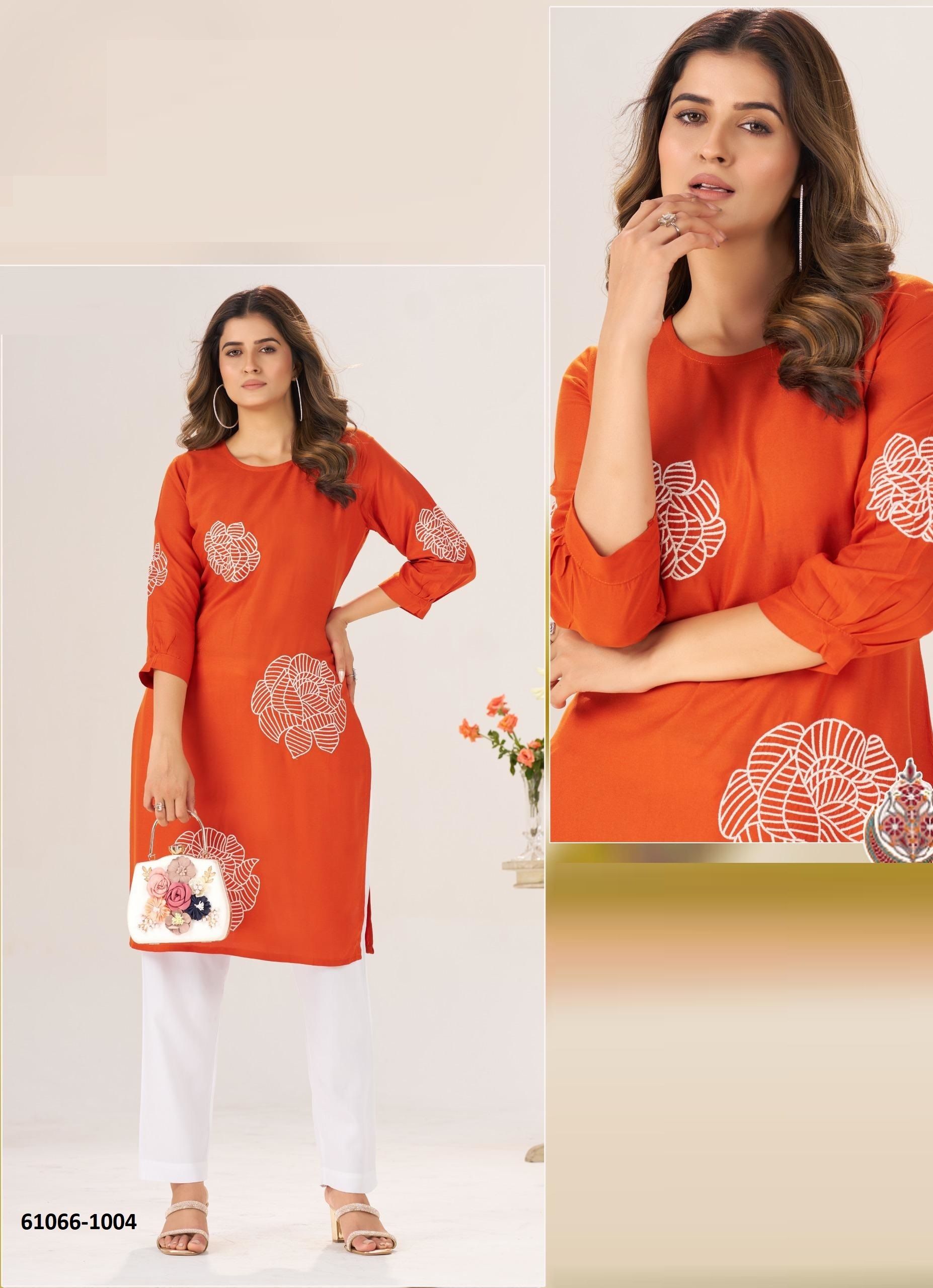 PRIYANKA - Catalog # 61066 (Set of 6 Readymade Women's Kurtis / Tops) MADE IN INDIA BY BLUE HILLS PRIYANKA - Catalog # 61066 (Set of 6 Readymade Women's Kurtis / Tops) MADE IN INDIA BY BLUE HILLS