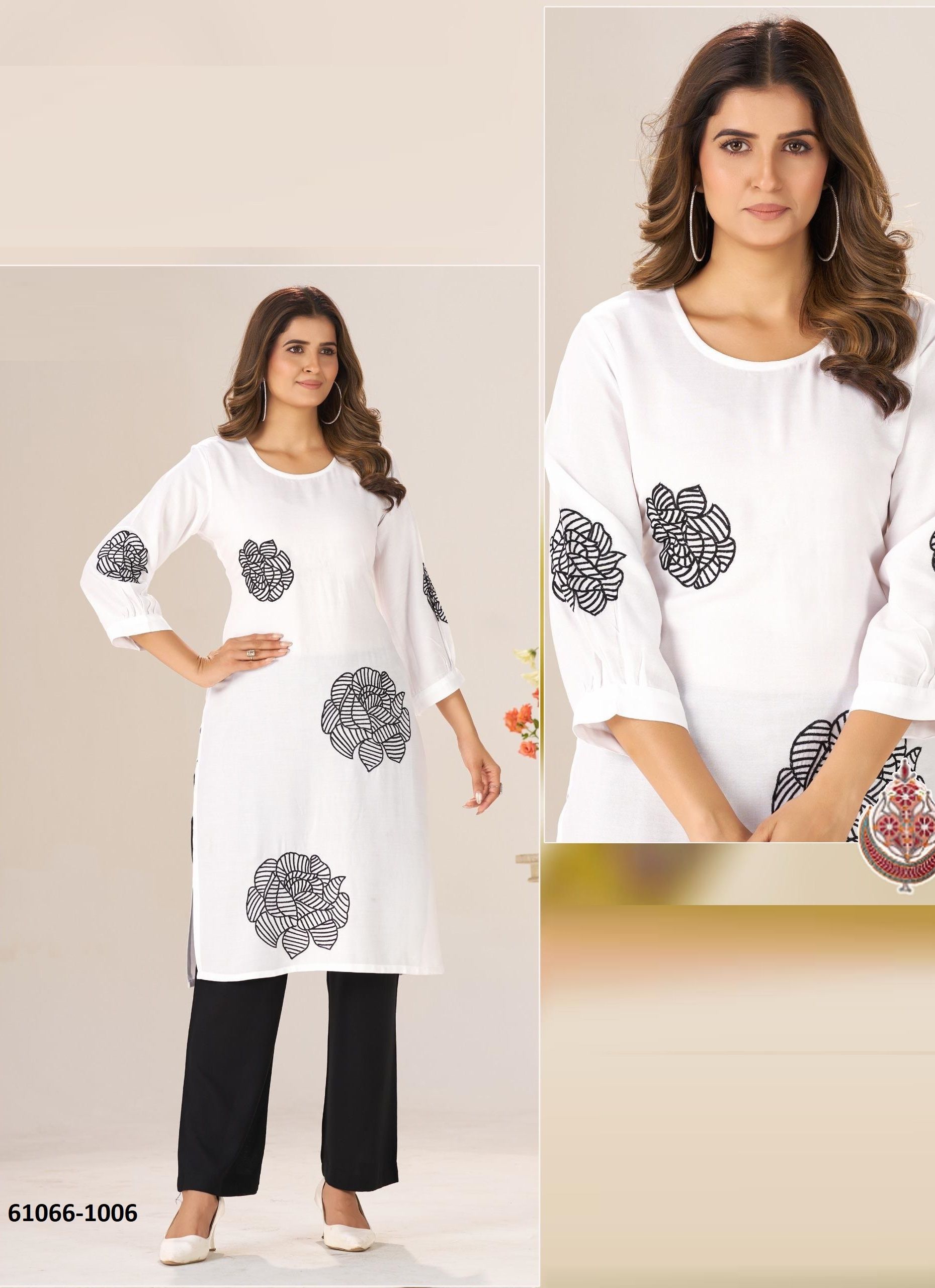 PRIYANKA - Catalog # 61066 (Set of 6 Readymade Women's Kurtis / Tops) MADE IN INDIA BY BLUE HILLS PRIYANKA - Catalog # 61066 (Set of 6 Readymade Women's Kurtis / Tops) MADE IN INDIA BY BLUE HILLS