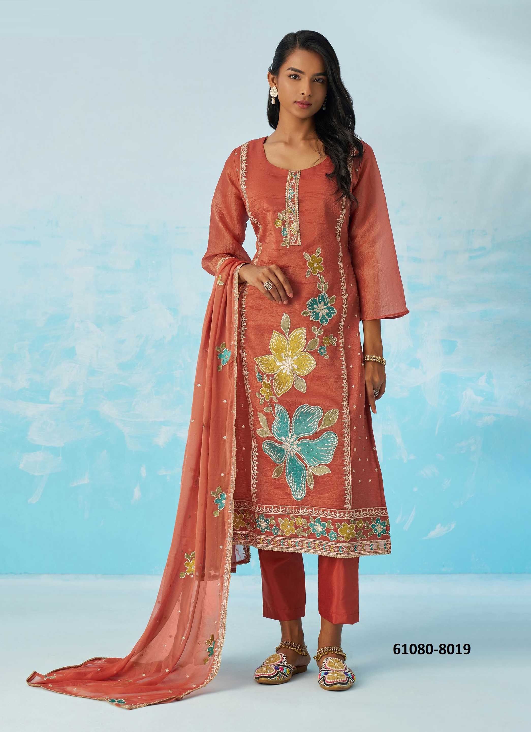 EHSAAS 2 - Catalog # 61080 (Set of 4 Readymade Salwar Suits) MADE IN INDIA BY ALIZEH EHSAAS 2 - Catalog # 61080 (Set of 4 Readymade Salwar Suits) MADE IN INDIA BY ALIZEH