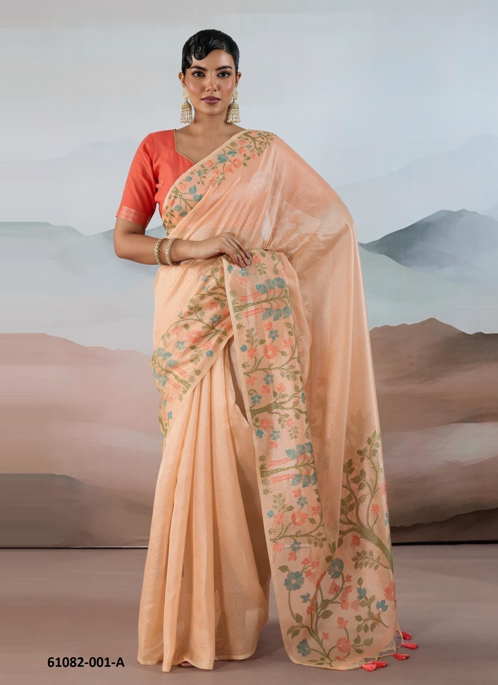 PURE ZARI TISSUE - Catalog # 61082 (Set of 5 Sarees) MADE IN INDIA BY RAJTEX FABRICS PURE ZARI TISSUE - Catalog # 61082 (Set of 5 Sarees) MADE IN INDIA BY RAJTEX FABRICS