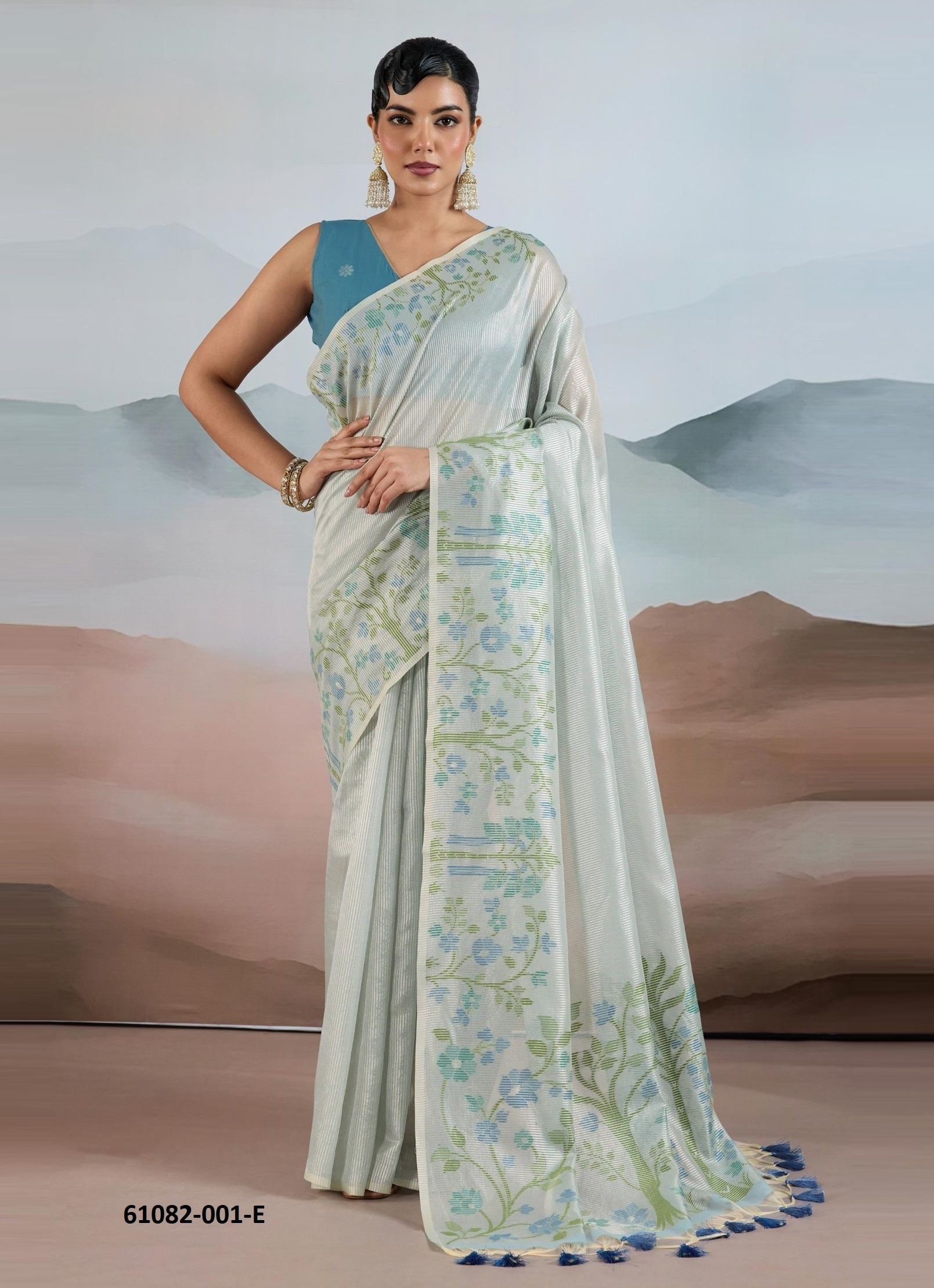 PURE ZARI TISSUE - Catalog # 61082 (Set of 5 Sarees) MADE IN INDIA BY RAJTEX FABRICS PURE ZARI TISSUE - Catalog # 61082 (Set of 5 Sarees) MADE IN INDIA BY RAJTEX FABRICS