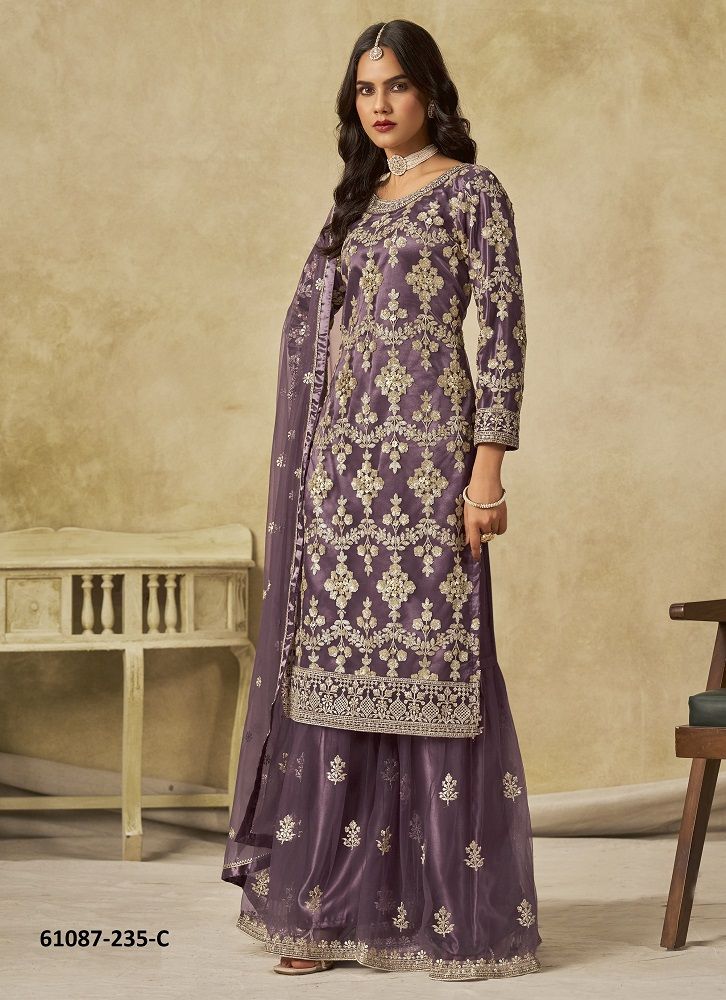 AANAYA 235 - Catalog # 61087 (Set of 4 Readymade Salwar Suits) MADE IN INDIA BY MEHERIYA AANAYA 235 - Catalog # 61087 (Set of 4 Readymade Salwar Suits) MADE IN INDIA BY MEHERIYA