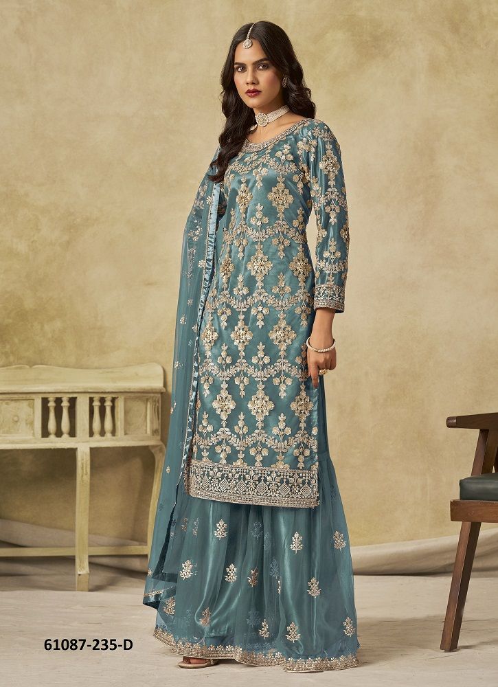 AANAYA 235 - Catalog # 61087 (Set of 4 Readymade Salwar Suits) MADE IN INDIA BY MEHERIYA AANAYA 235 - Catalog # 61087 (Set of 4 Readymade Salwar Suits) MADE IN INDIA BY MEHERIYA