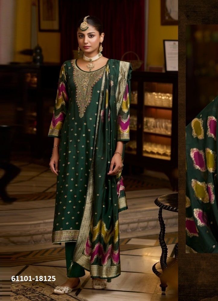 SAPTRANG 3 - Catalog # 61101 (Set of 6 Semi-Stitched / Un-Stitched Suits) MADE IN INDIA BY KALARANG