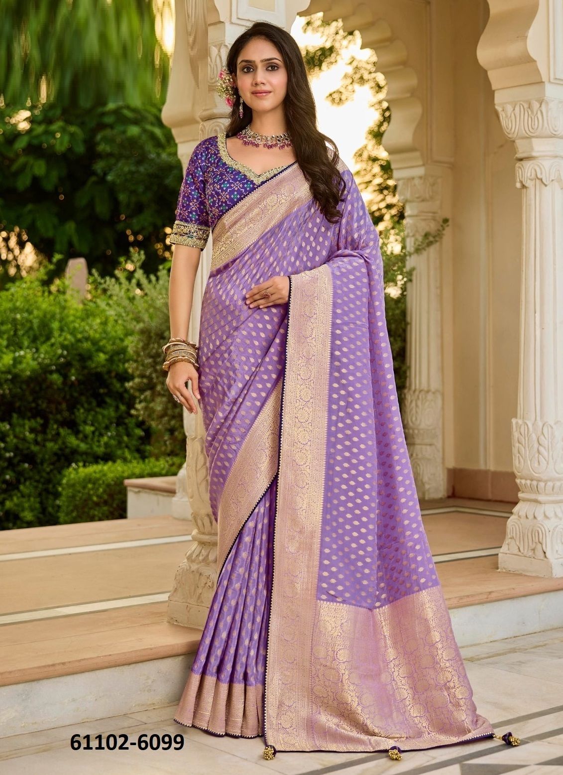 KUMKUM 4 - Catalog # 61102 (Set of 6 Sarees) MADE IN INDIA BY SHISHA KUMKUM 4 - Catalog # 61102 (Set of 6 Sarees) MADE IN INDIA BY SHISHA