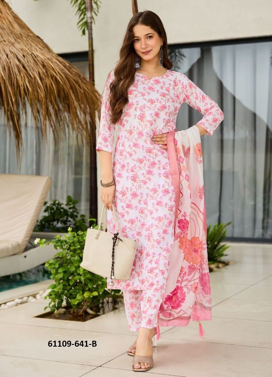 COTTON SERIES 641 - Catalog # 61109 (Set of 2 Readymade Salwar Suits) MADE IN INDIA BY MEHERIYA COTTON SERIES 641 - Catalog # 61109 (Set of 2 Readymade Salwar Suits) MADE IN INDIA BY MEHERIYA