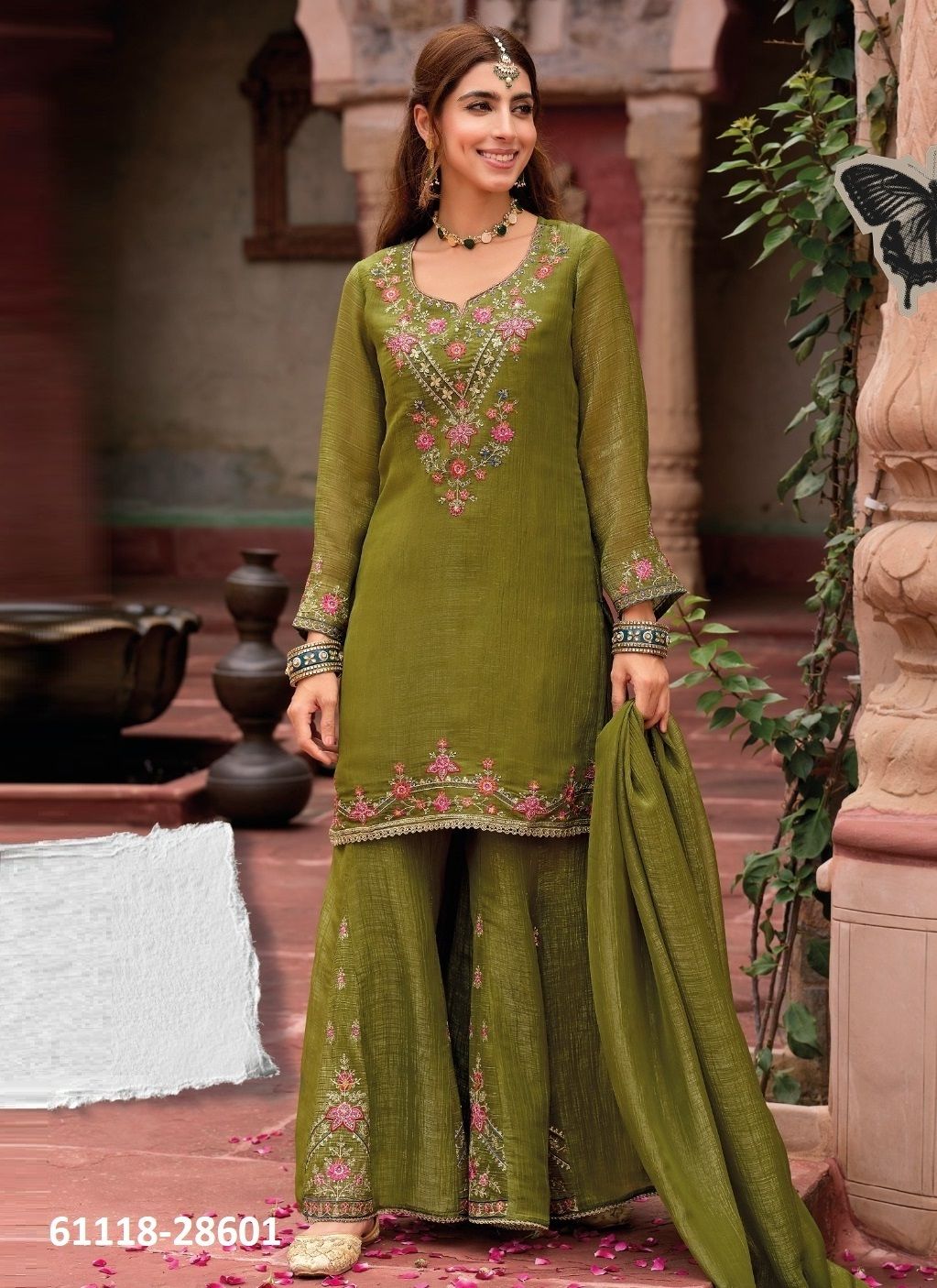LASHKARA - Catalog # 61118 (Set of 4 Readymade Salwar Suits) MADE IN INDIA BY LILY & LALI LASHKARA - Catalog # 61118 (Set of 4 Readymade Salwar Suits) MADE IN INDIA BY LILY & LALI