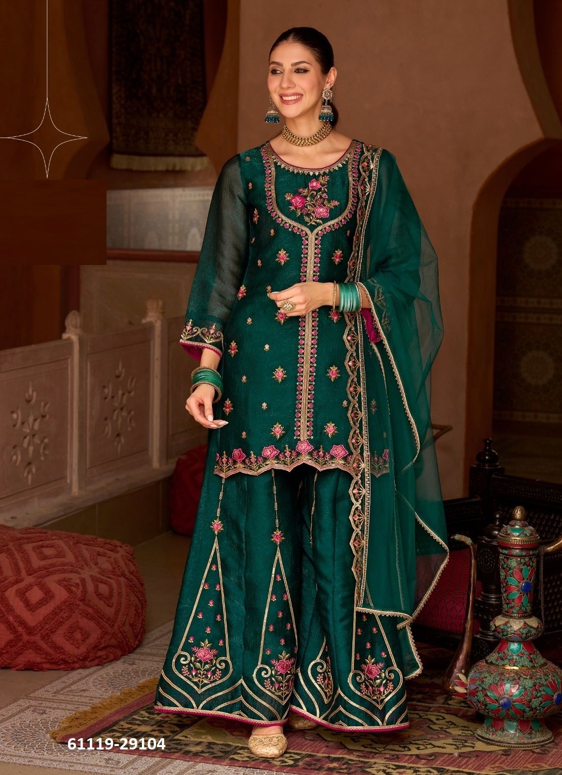 ANDORRA - Catalog # 61119 (Set of 4 Readymade Salwar Suits) MADE IN INDIA BY LILY & LALI ANDORRA - Catalog # 61119 (Set of 4 Readymade Salwar Suits) MADE IN INDIA BY LILY & LALI