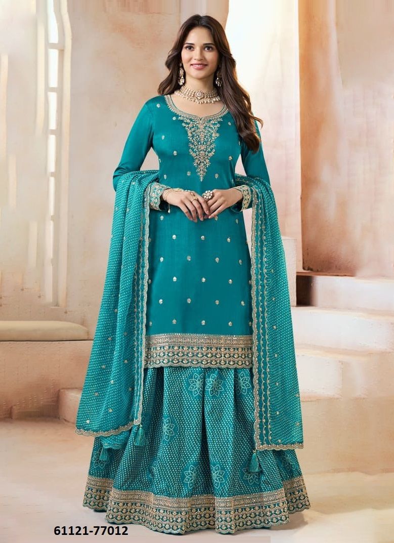 BHAVYA - Catalog # 61121 (Set of 4 Semi-Stitched / Un-Stitched Suits) MADE IN INDIA BY VINAY FASHION LLP BHAVYA - Catalog # 61121 (Set of 4 Semi-Stitched / Un-Stitched Suits) MADE IN INDIA BY VINAY FASHION LLP