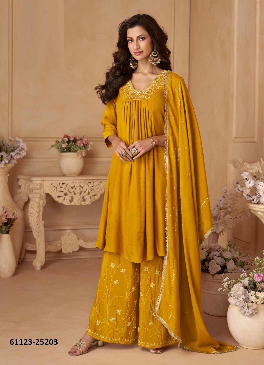 RITIKA - Catalog # 61123 (Set of 4 Readymade Salwar Suits) MADE IN INDIA BY LILY & LALI