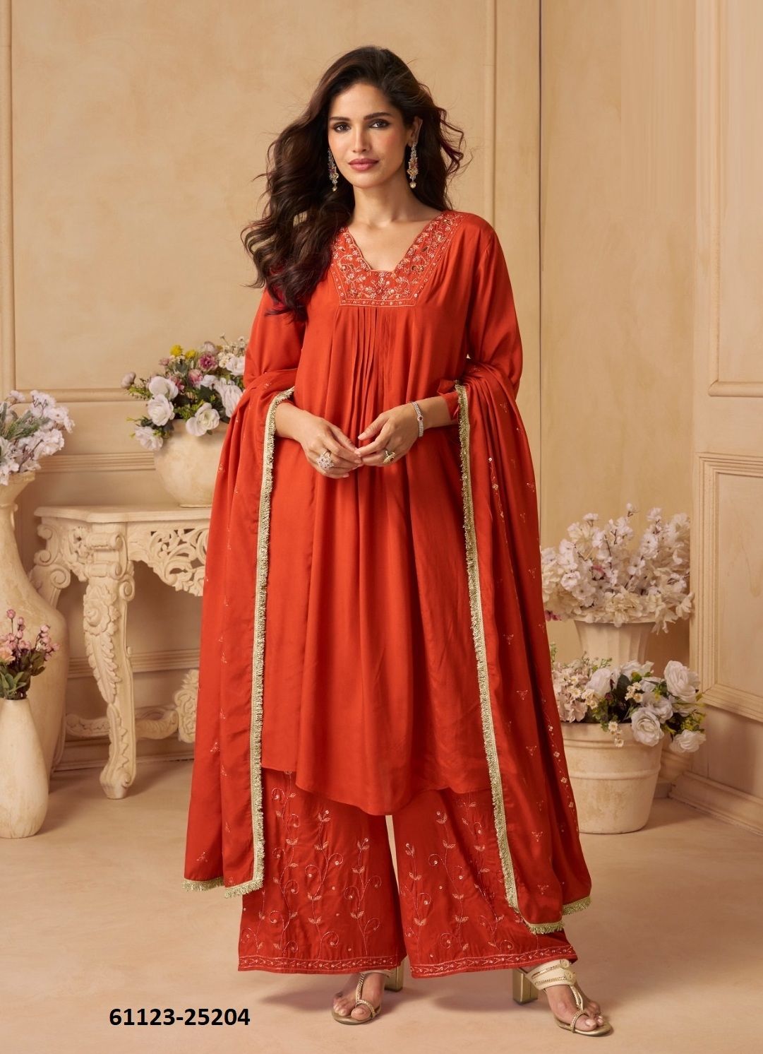 RITIKA - Catalog # 61123 (Set of 4 Readymade Salwar Suits) MADE IN INDIA BY LILY & LALI