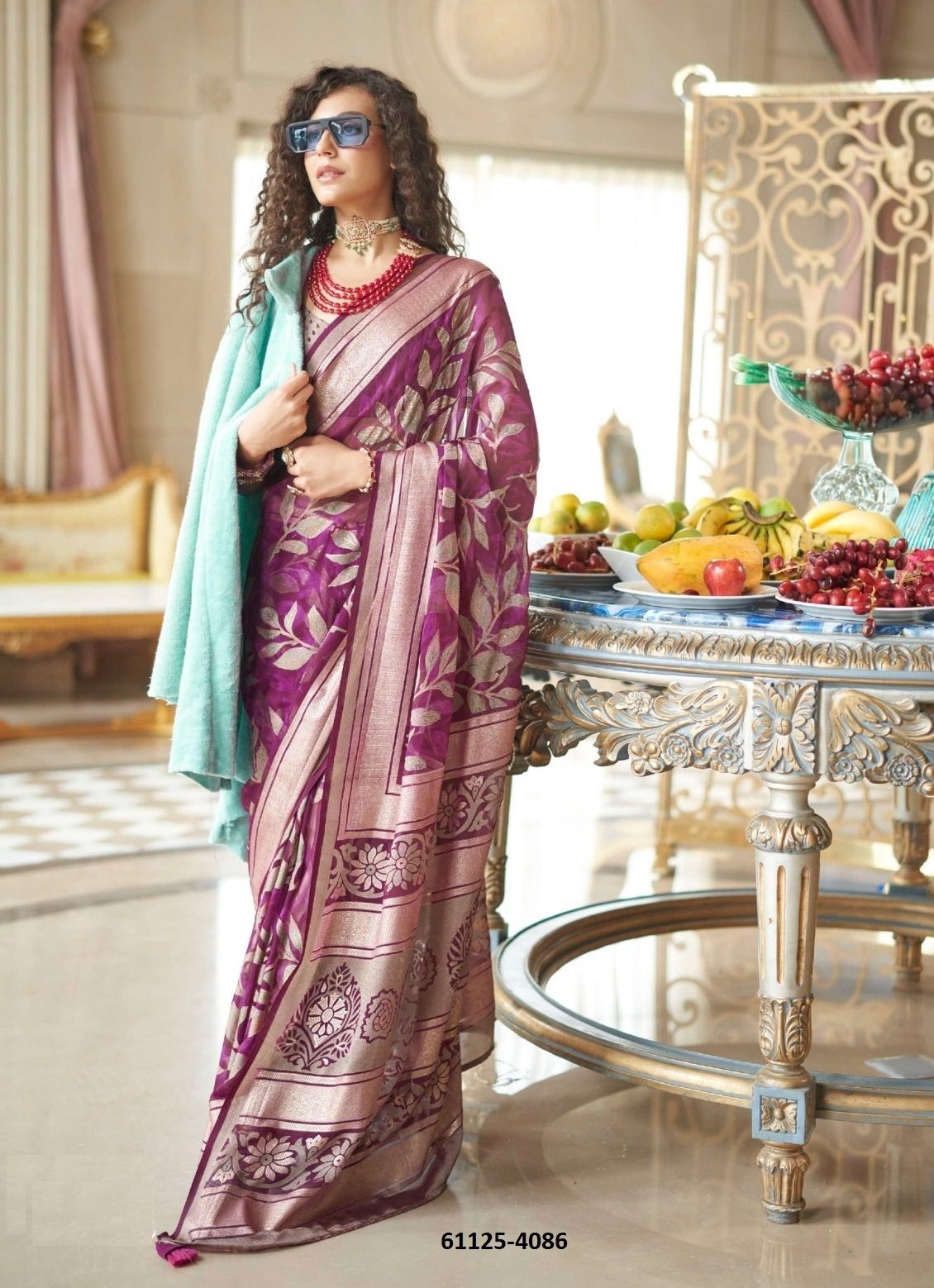 THE MOMENT - Catalog # 61125 (Set of 6 Sarees) MADE IN INDIA BY KRESHVA THE MOMENT - Catalog # 61125 (Set of 6 Sarees) MADE IN INDIA BY KRESHVA