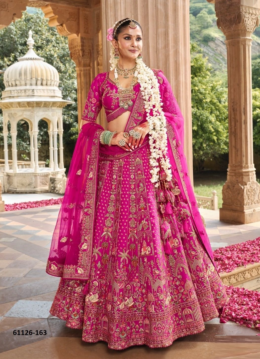 ANAARA BRIDAL WEAR 152-164 - Catalog # 61126 (Set of 12 Semi-Stitched Lehengas) MADE IN INDIA BY TATHASTU