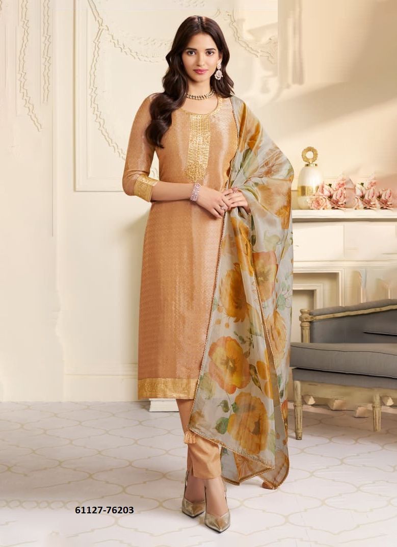 KANCHI - Catalog # 61127 (Set of 4 Semi-Stitched / Un-Stitched Suits) MADE IN INDIA BY VINAY FASHION LLP