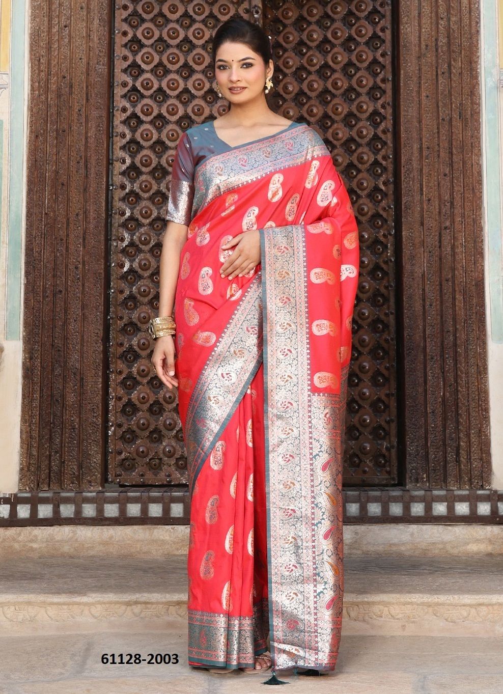 MRIDULA 2 - Catalog # 61128 (Set of 5 Sarees) MADE IN INDIA BY DESI MUSE MRIDULA 2 - Catalog # 61128 (Set of 5 Sarees) MADE IN INDIA BY DESI MUSE