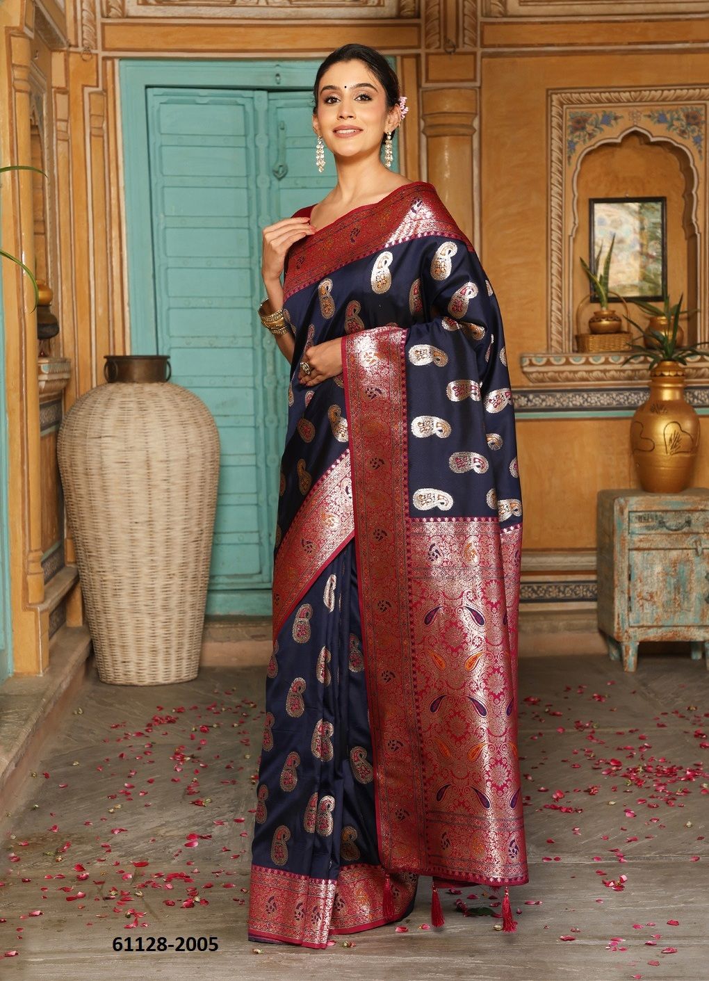 MRIDULA 2 - Catalog # 61128 (Set of 5 Sarees) MADE IN INDIA BY DESI MUSE MRIDULA 2 - Catalog # 61128 (Set of 5 Sarees) MADE IN INDIA BY DESI MUSE