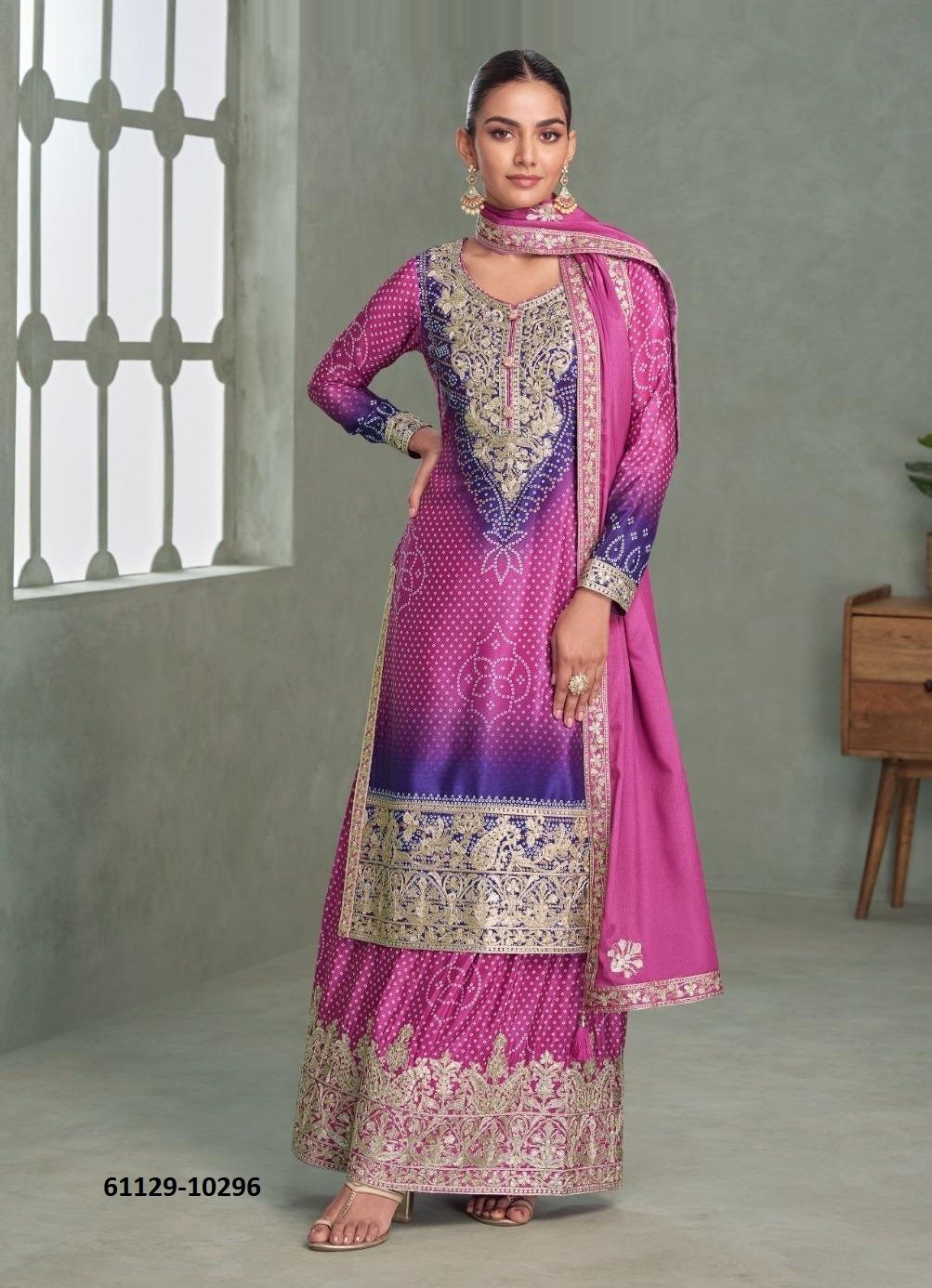 AAVYA - Catalog # 61129 (Set of 5 Readymade Salwar Suits) MADE IN INDIA BY AASHIRWAD AAVYA - Catalog # 61129 (Set of 5 Readymade Salwar Suits) MADE IN INDIA BY AASHIRWAD