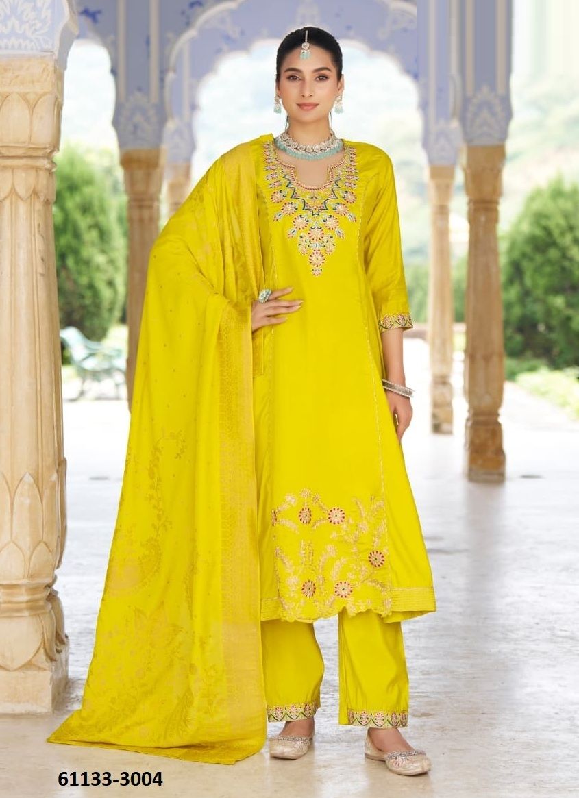 KALISHKA 3 - Catalog # 61133 (Set of 4 Readymade Salwar Suits) MADE IN INDIA BY KARISSA