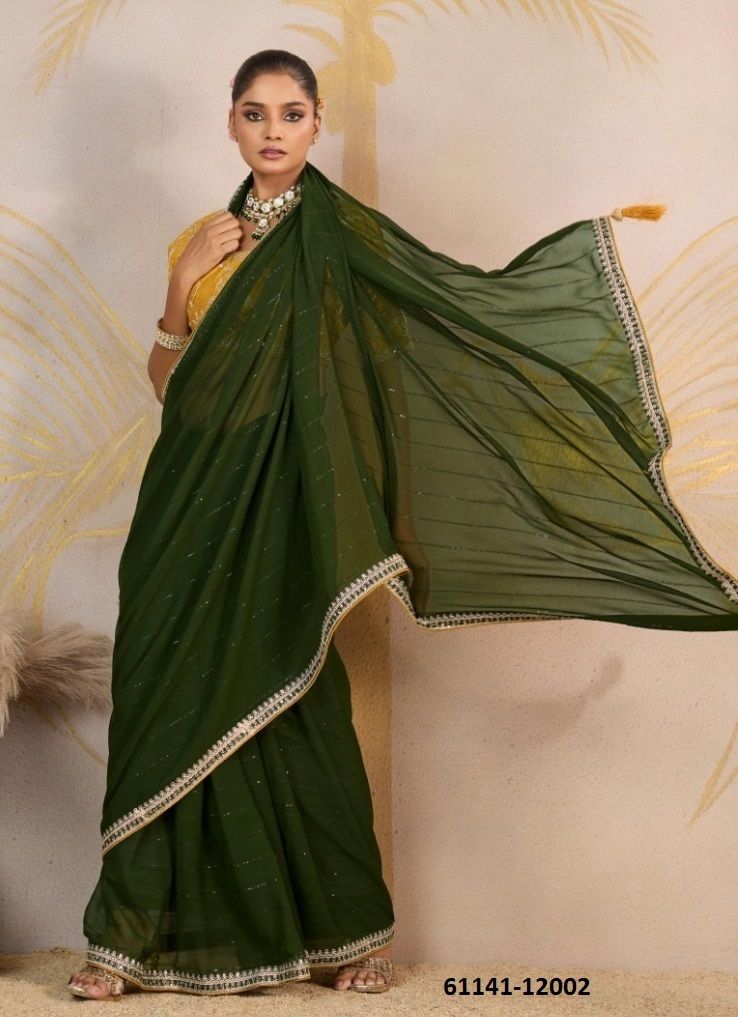 JIYA - Catalog # 61141 (Set of 8 Sarees) MADE IN INDIA BY SUMA DESIGNER