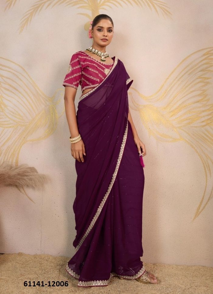 JIYA - Catalog # 61141 (Set of 8 Sarees) MADE IN INDIA BY SUMA DESIGNER